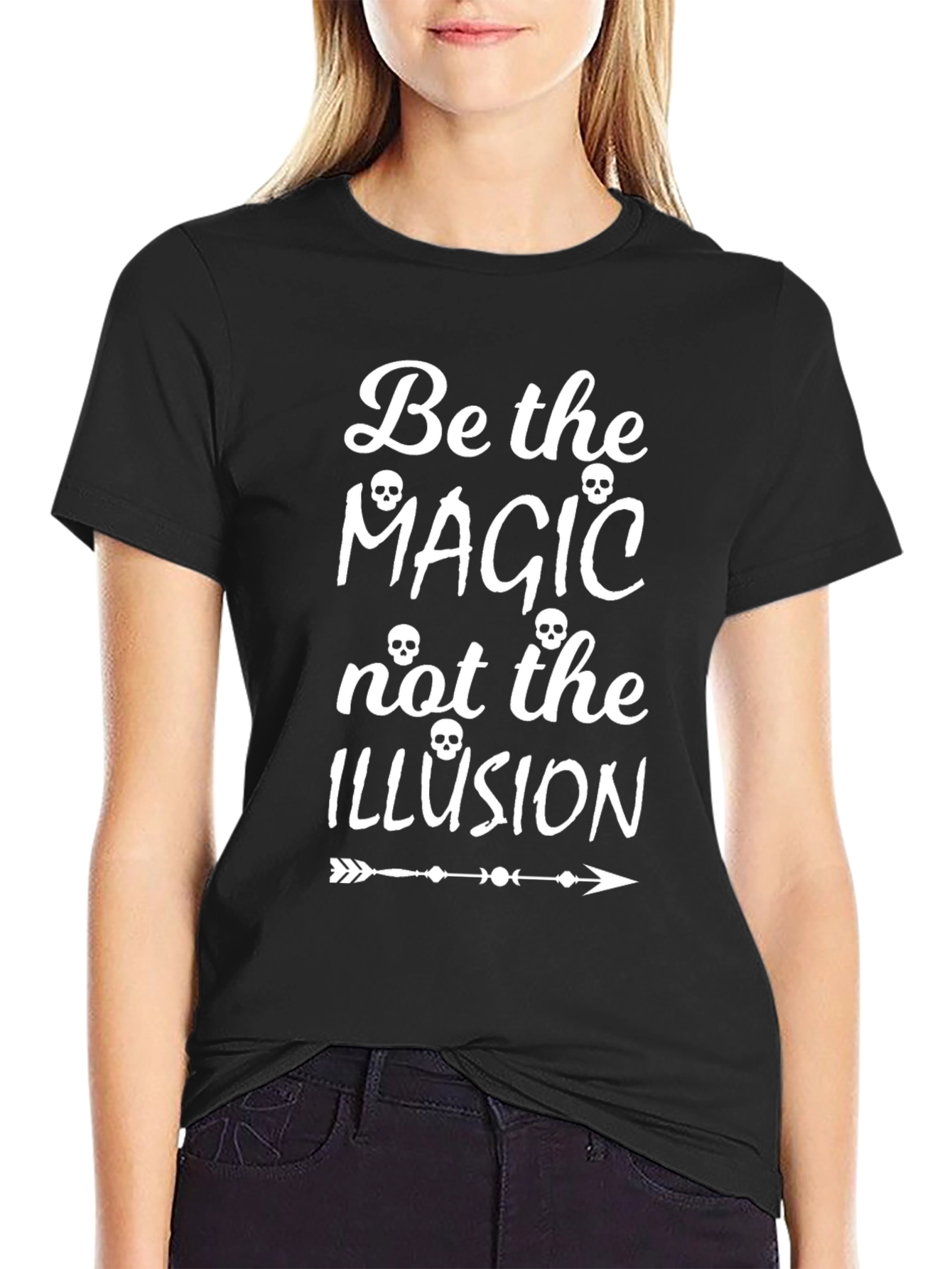 Be the Magic T-Shirt Skull Print Graphic Tee