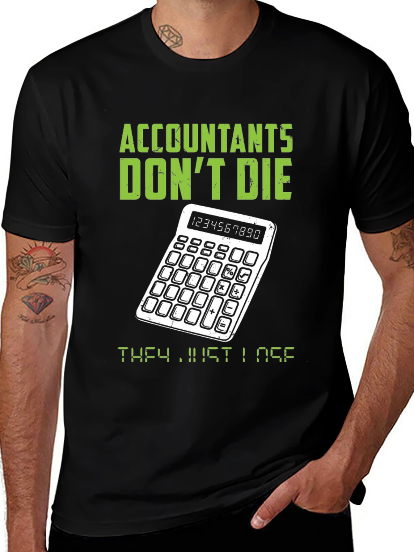 Accountants Dont Die T-Shirt