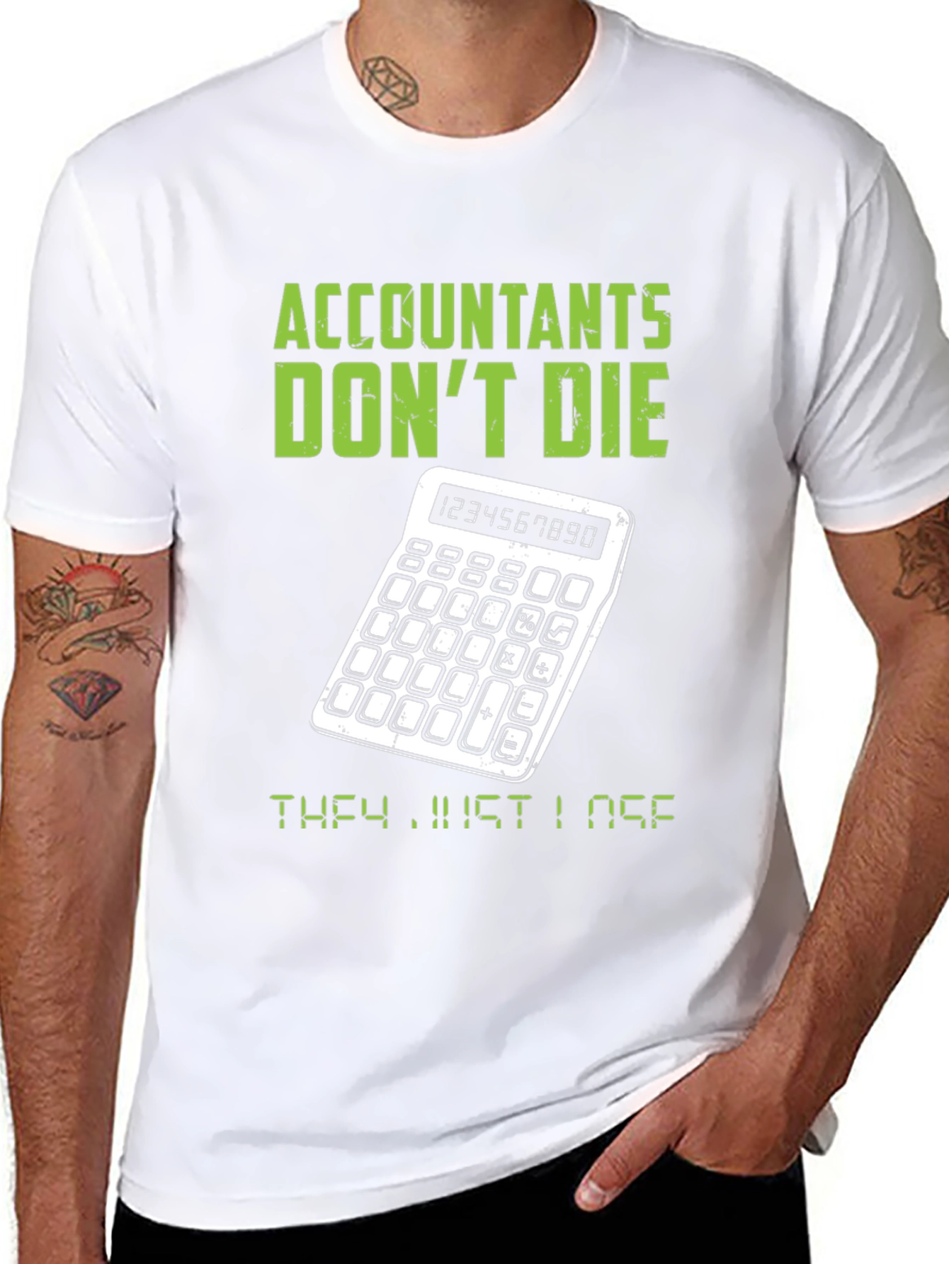 Accountants Dont Die T-Shirt