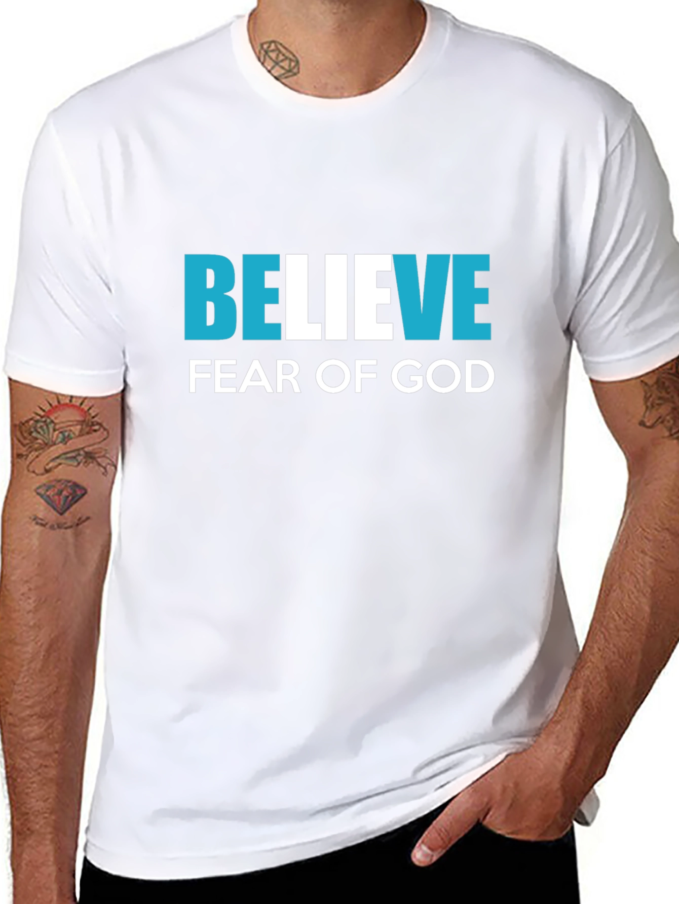 Believe Fear Of God T-Shirt - Christian Inspired Tee