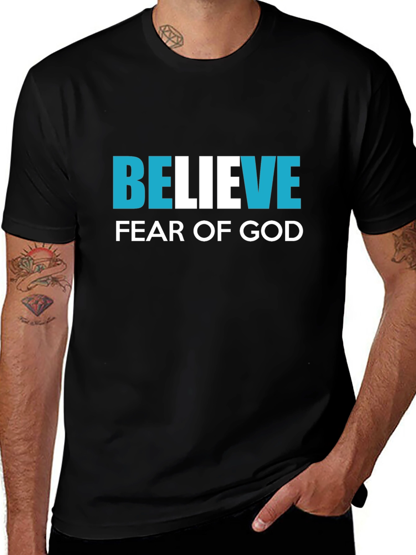 Believe Fear Of God T-Shirt - Christian Inspired Tee
