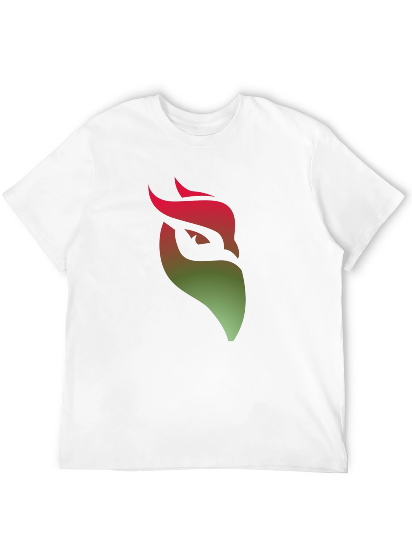 Gradient Phoenix Graphic Black T-Shirt