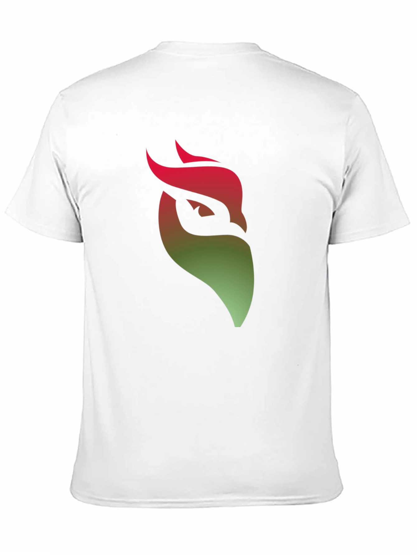 Gradient Phoenix Graphic Black T-Shirt