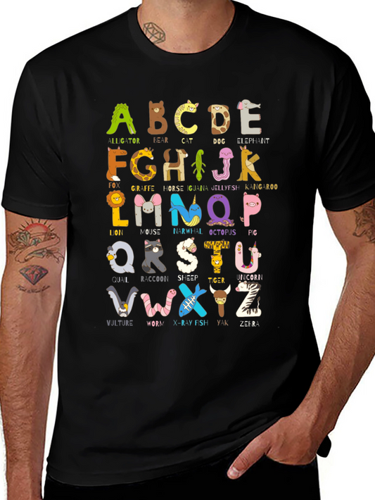 Animal Alphabet T-Shirt for Kids