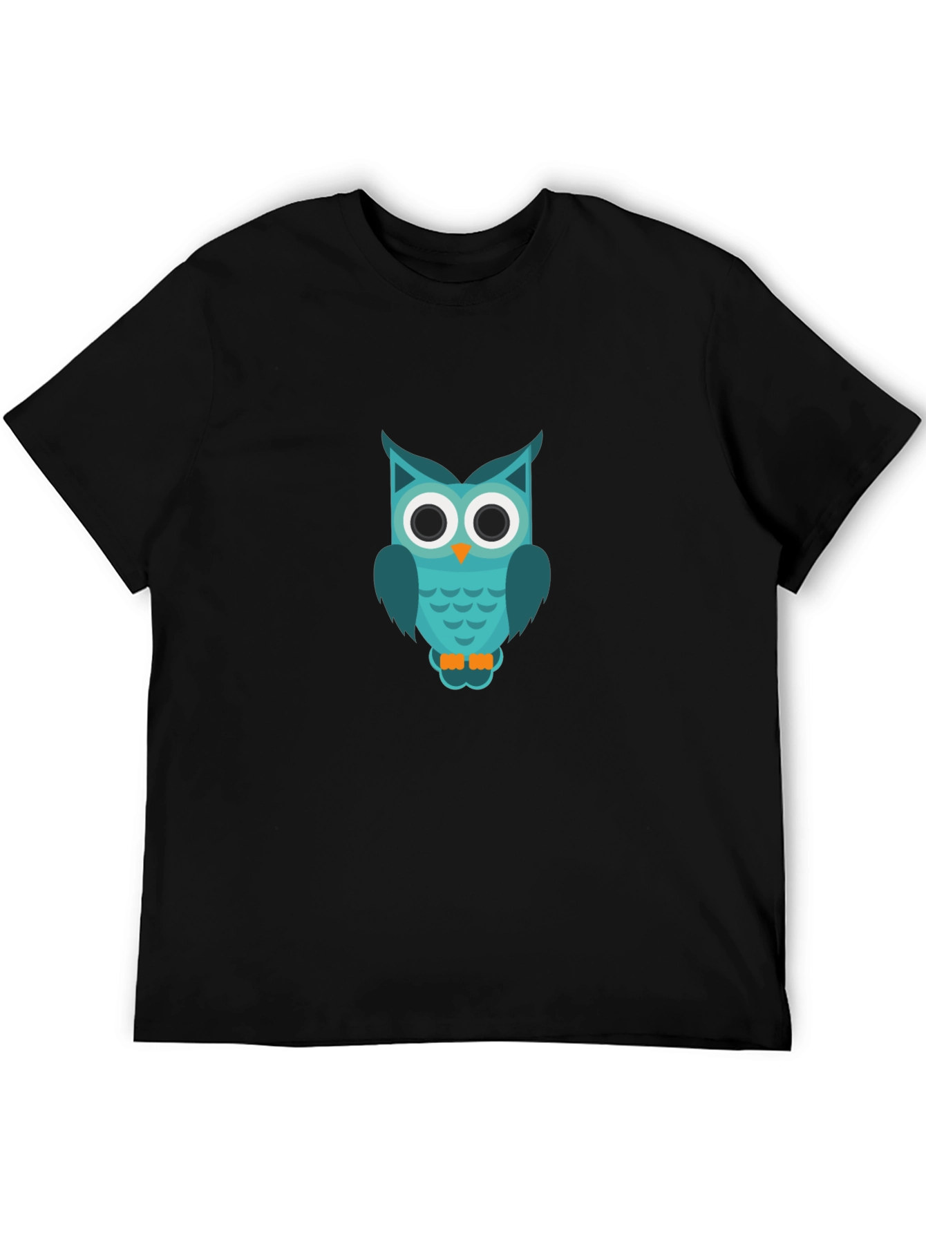 Owl Graphic T-Shirt - Cool & Casual Black Tee