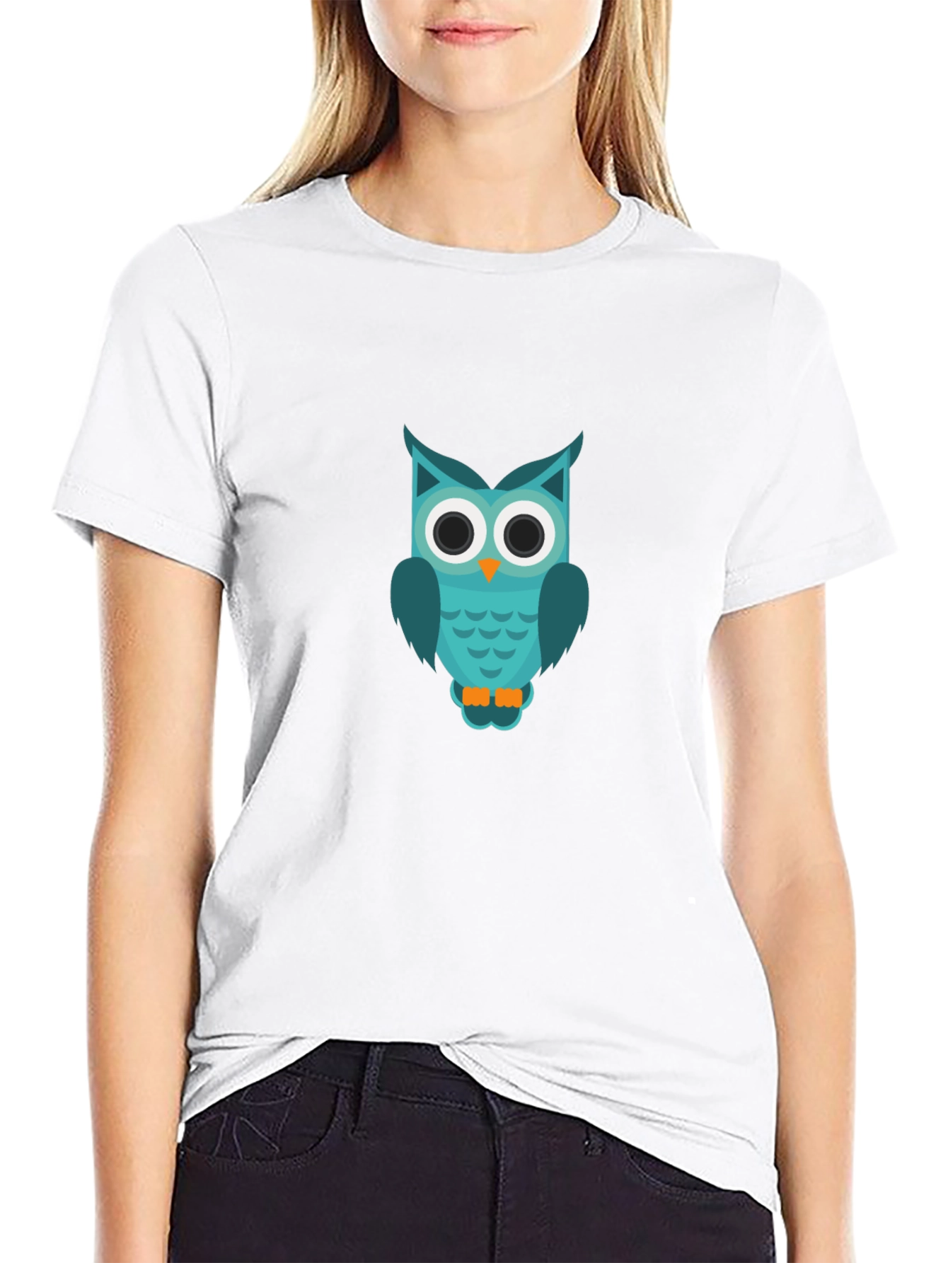 Owl Graphic T-Shirt - Cool & Casual Black Tee