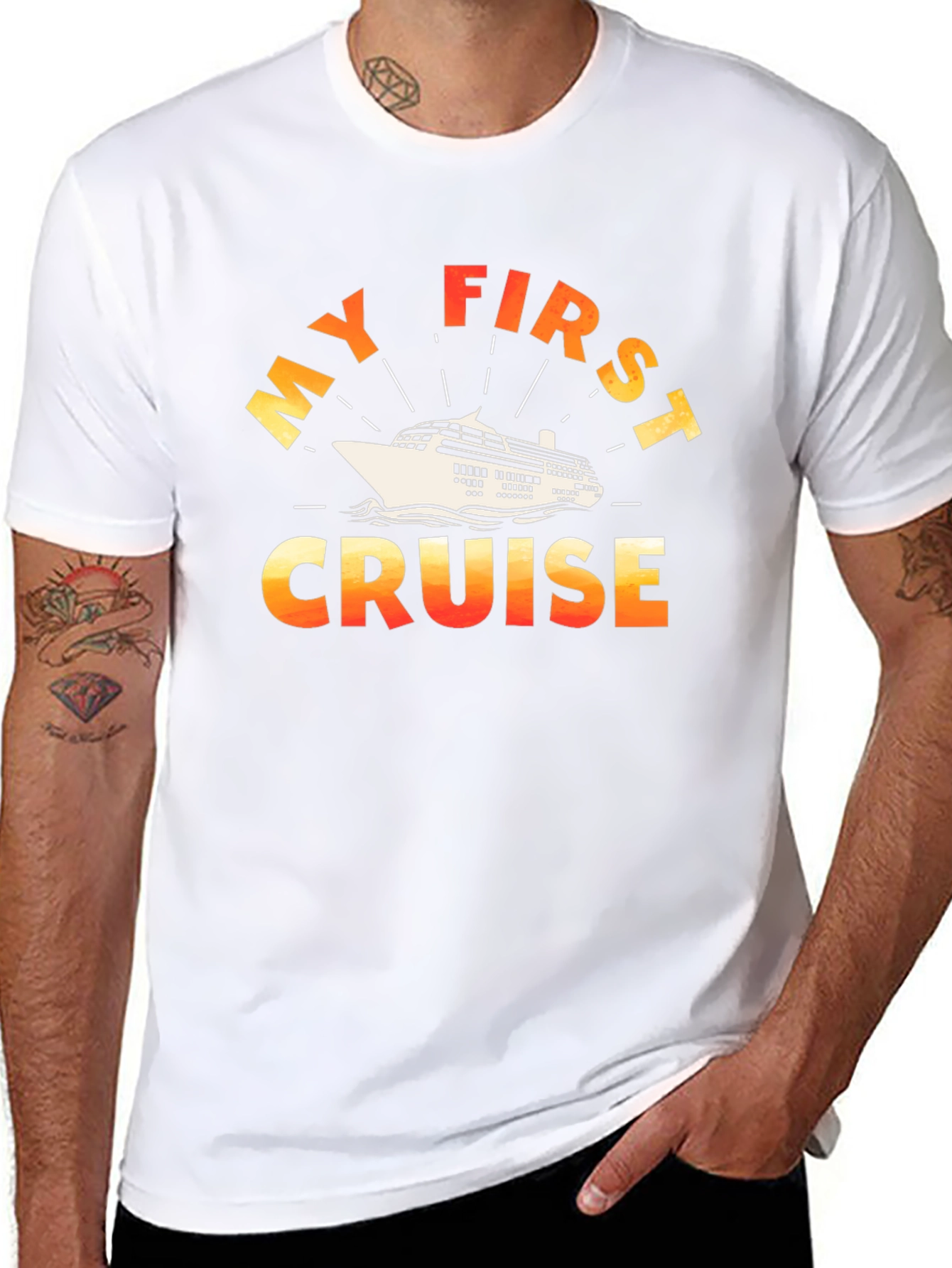 My First Cruise Graphic T-Shirt - Vacation Souvenir