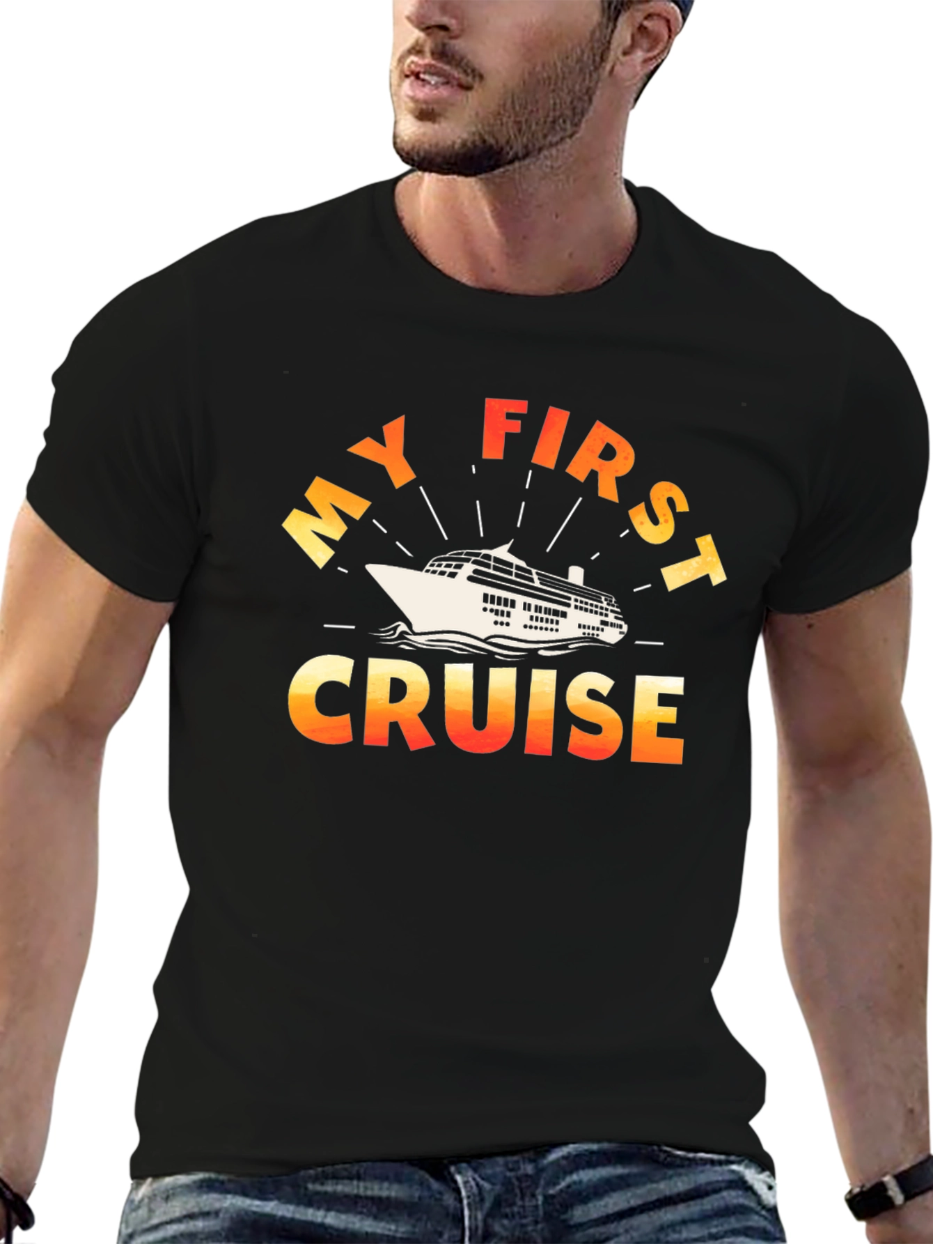 My First Cruise Graphic T-Shirt - Vacation Souvenir