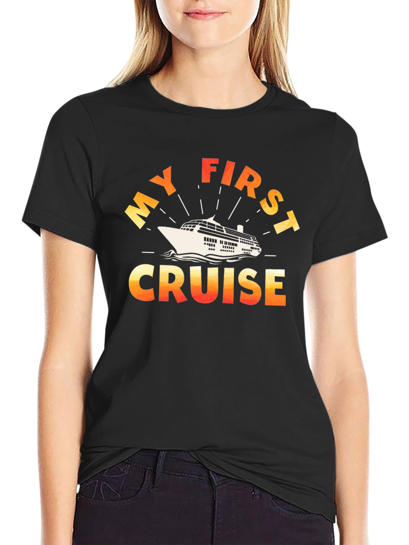 My First Cruise Graphic T-Shirt - Vacation Souvenir