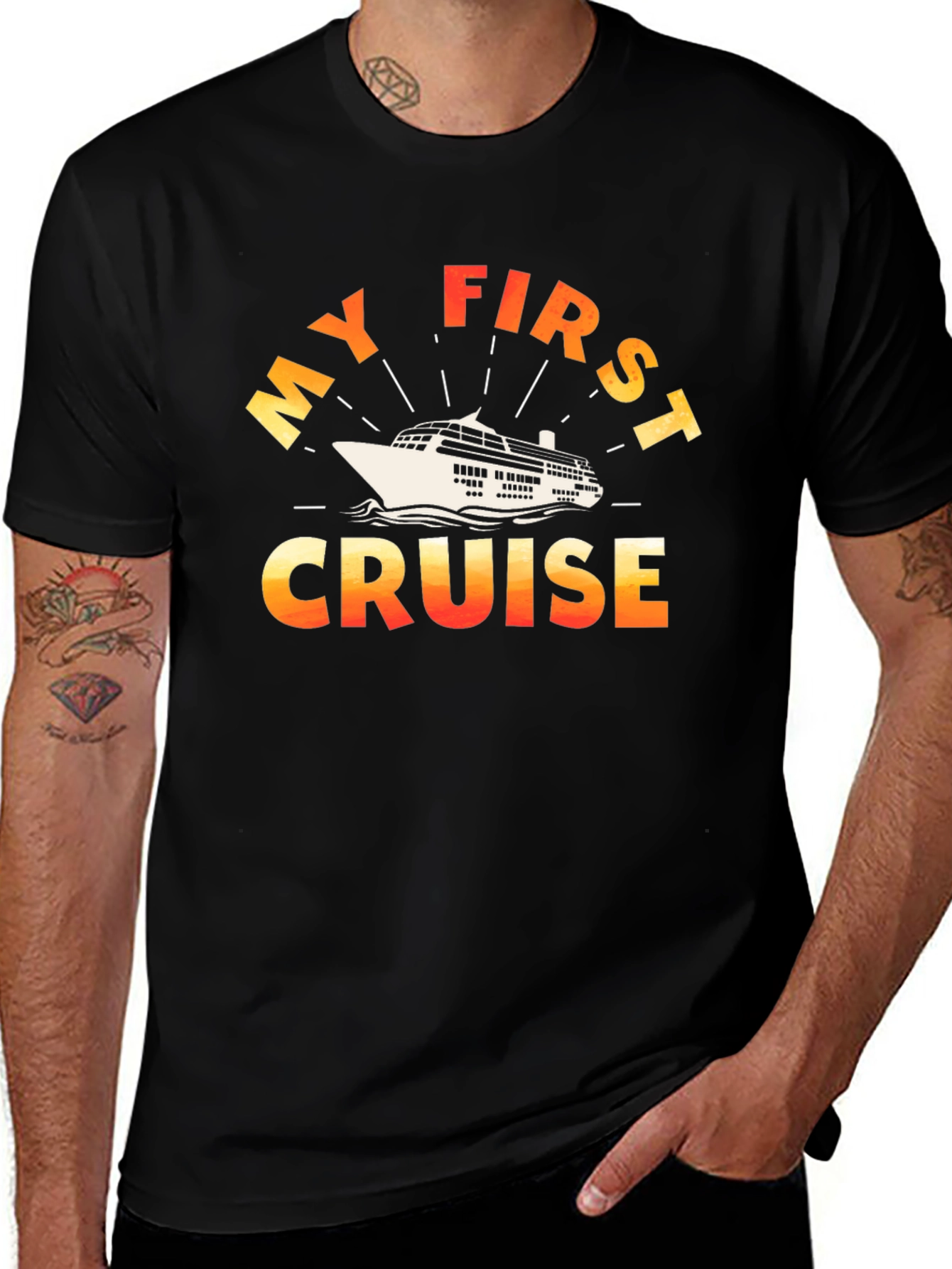 My First Cruise Graphic T-Shirt - Vacation Souvenir