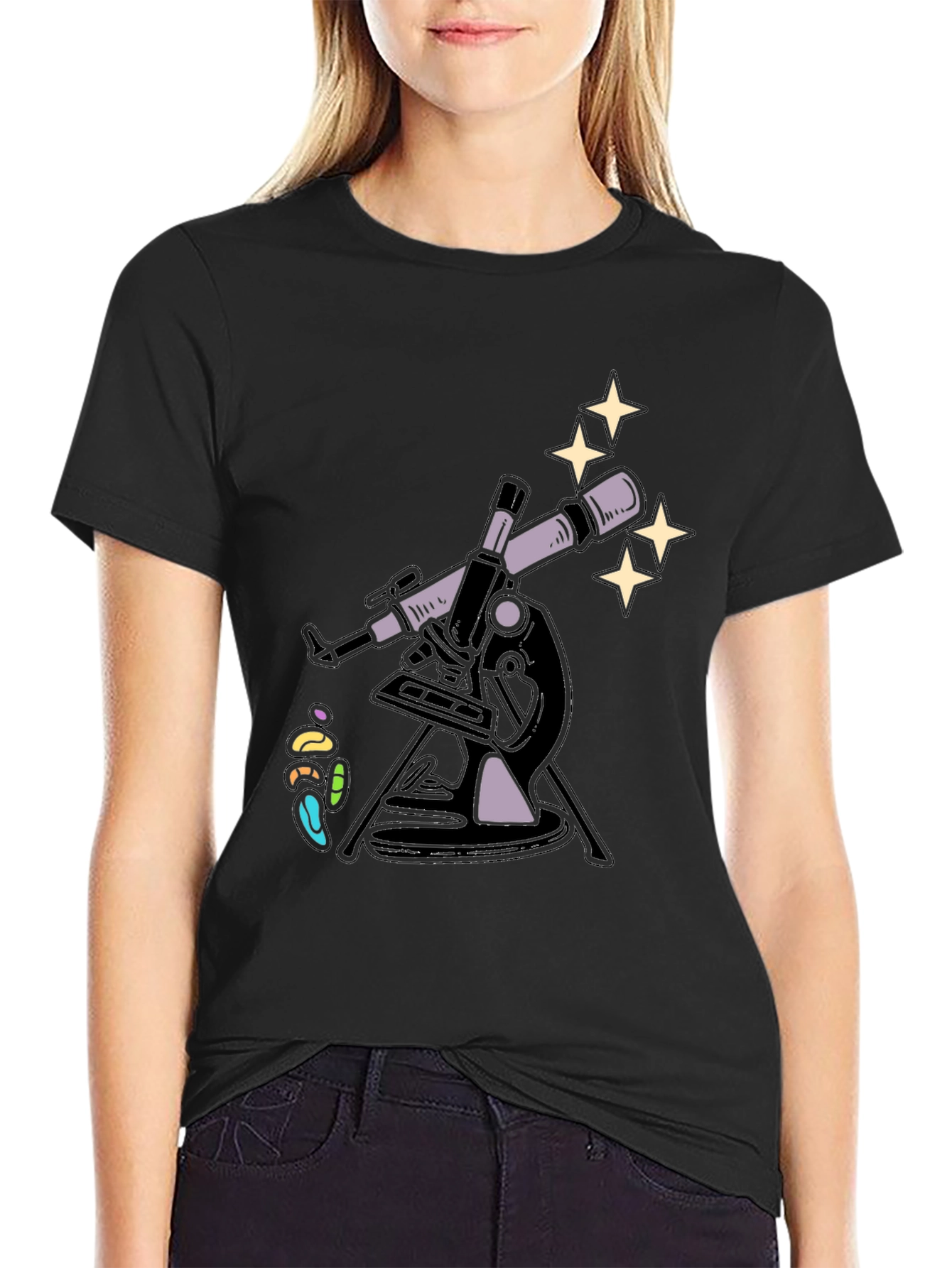 Telescope Star Gazer Graphic Tee