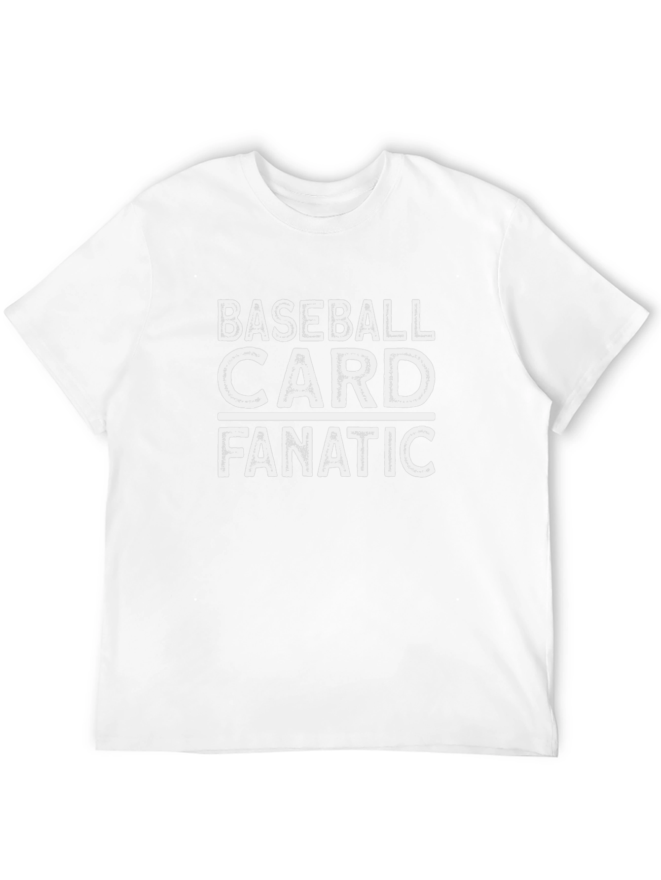 Baseball Card Fanatic Black T-Shirt
