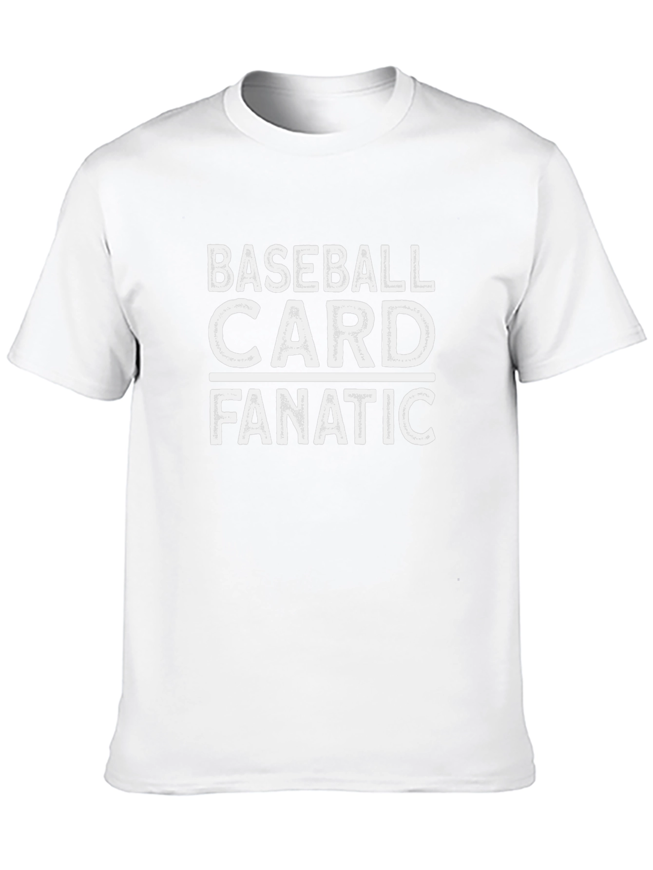 Baseball Card Fanatic Black T-Shirt