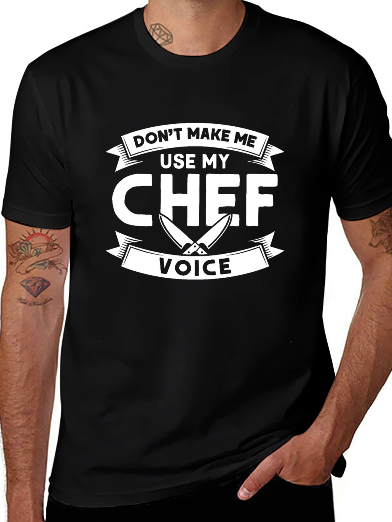 Dont Make Me Use My Chef Voice T-Shirt