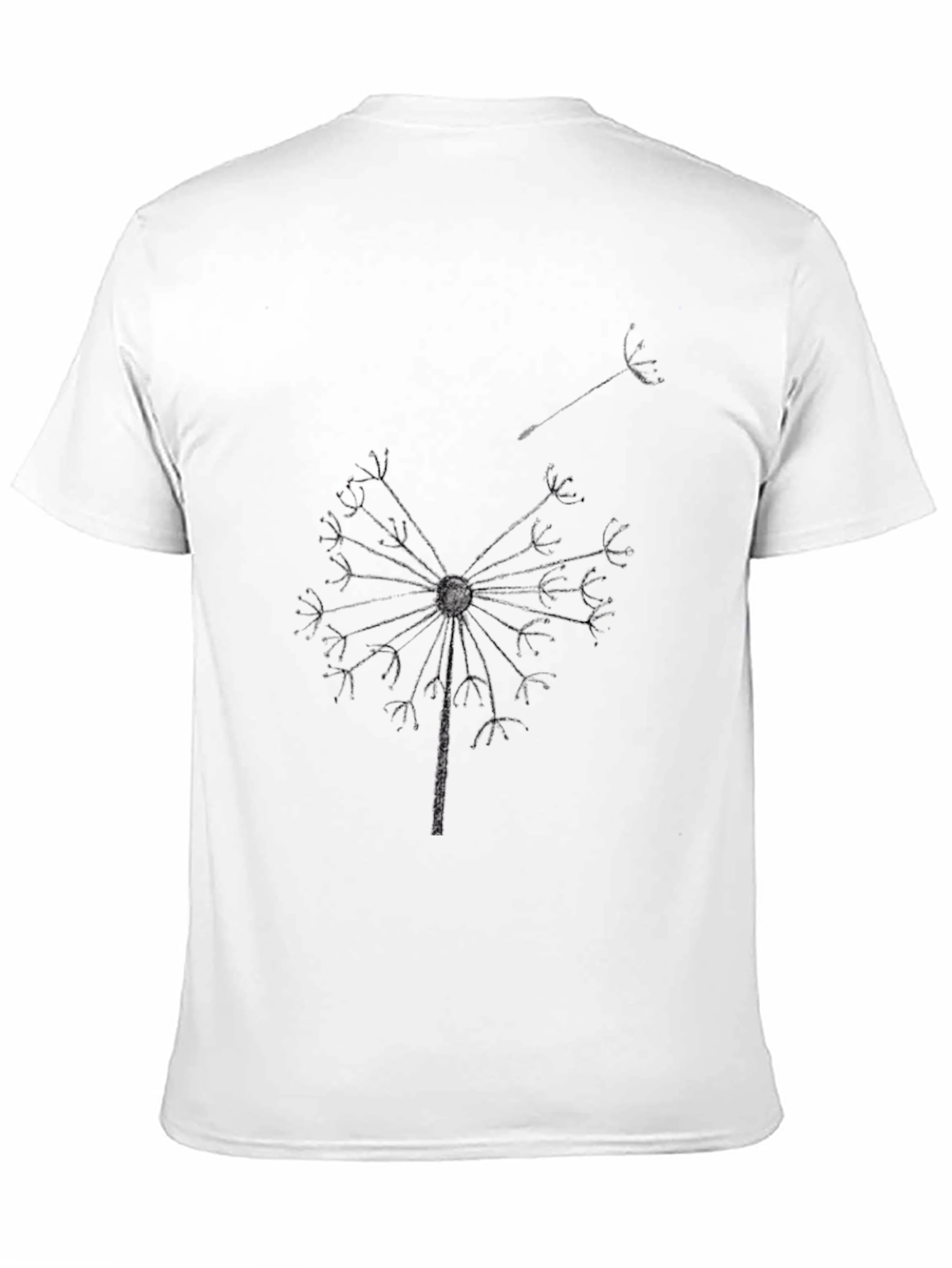 Dandelion Graphic Black T-Shirt