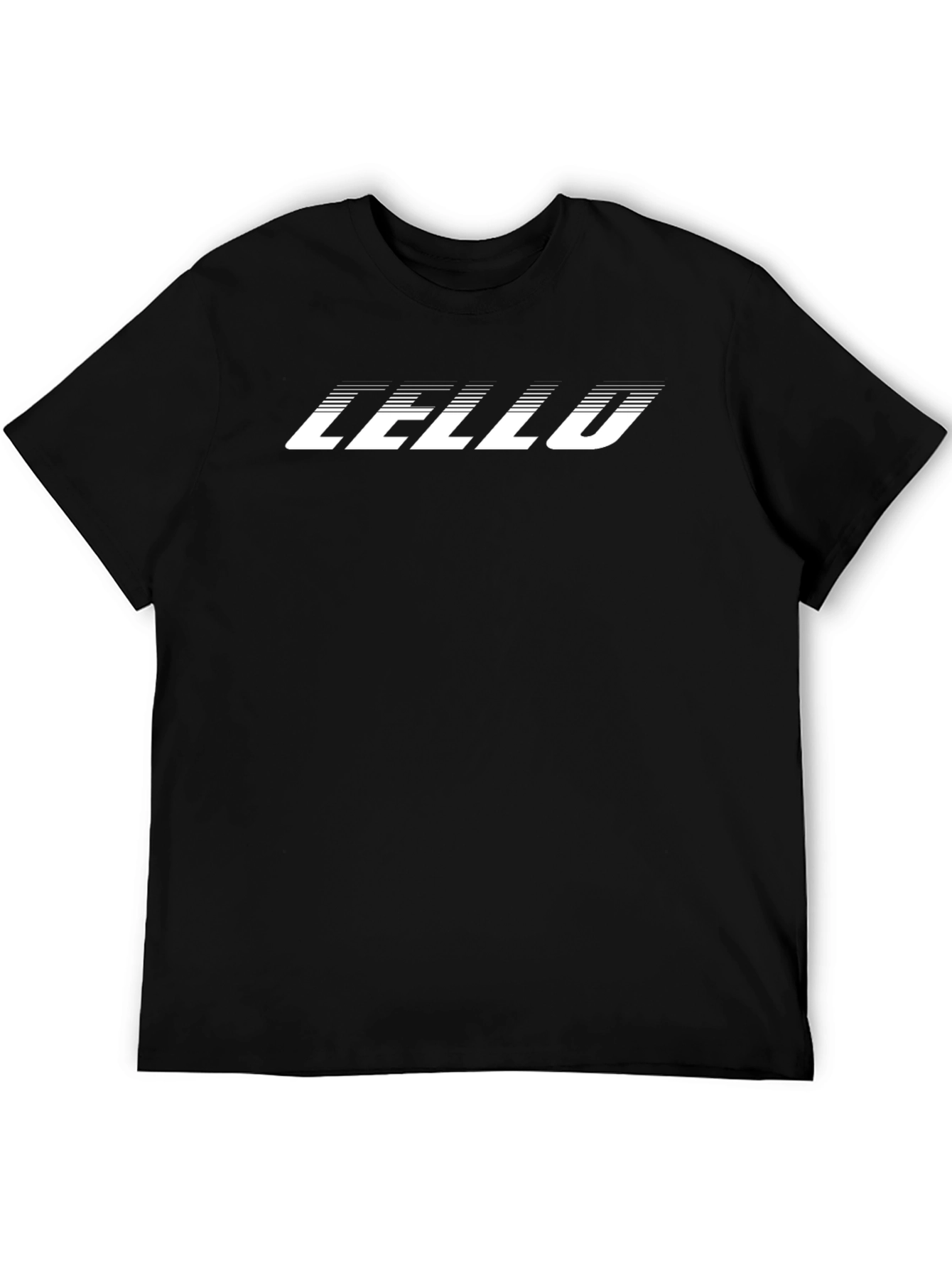 Black CELLO Graphic T-Shirt