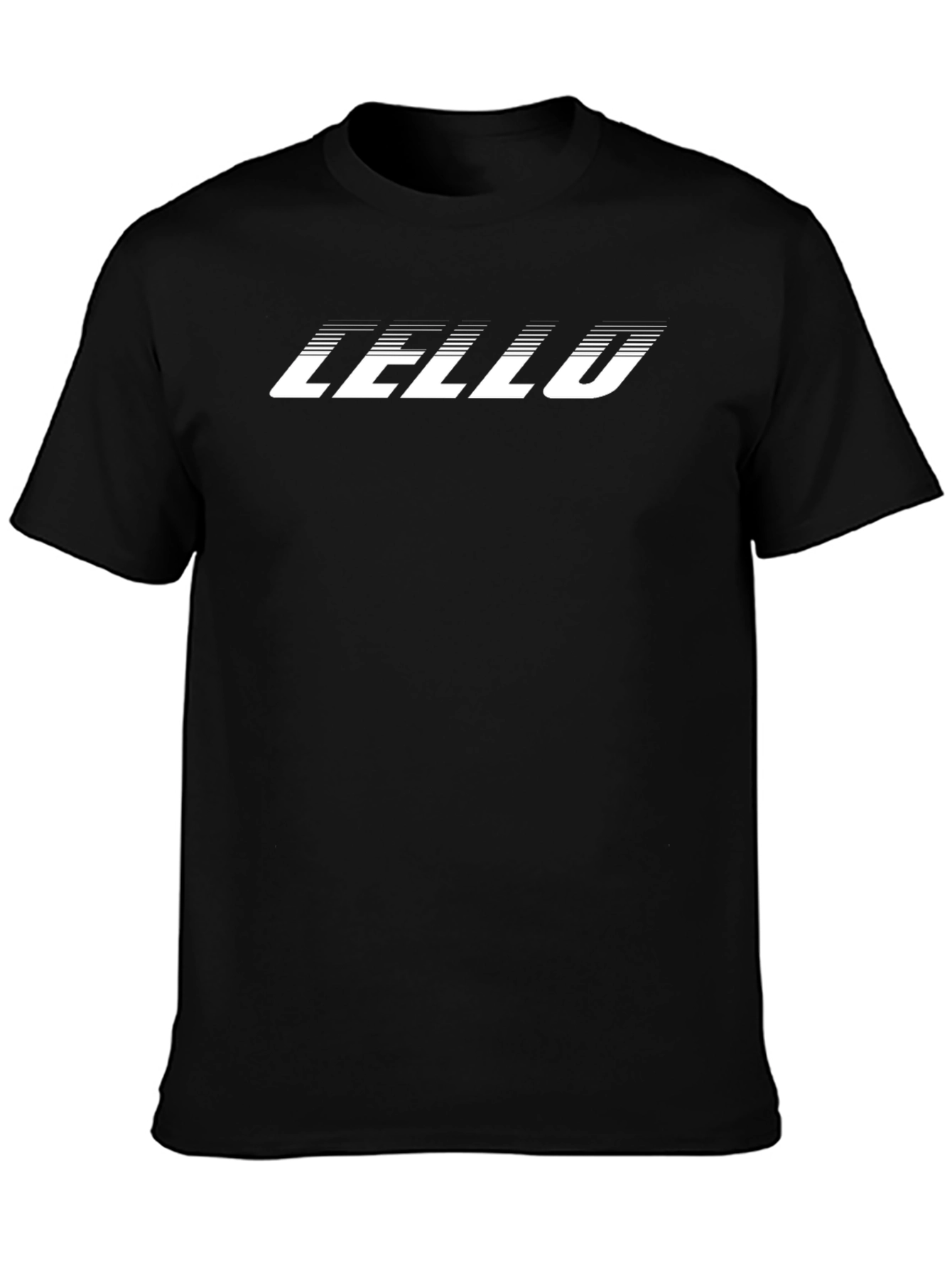 Black CELLO Graphic T-Shirt