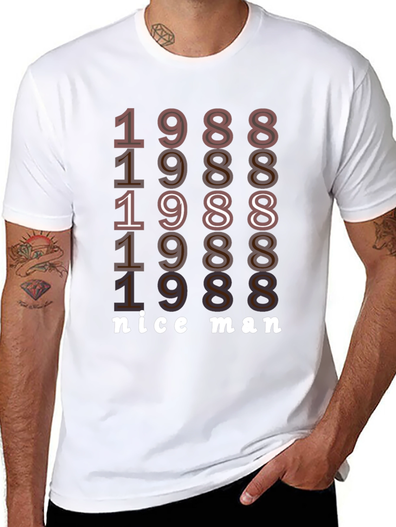 1988 Nice Man Graphic T-Shirt