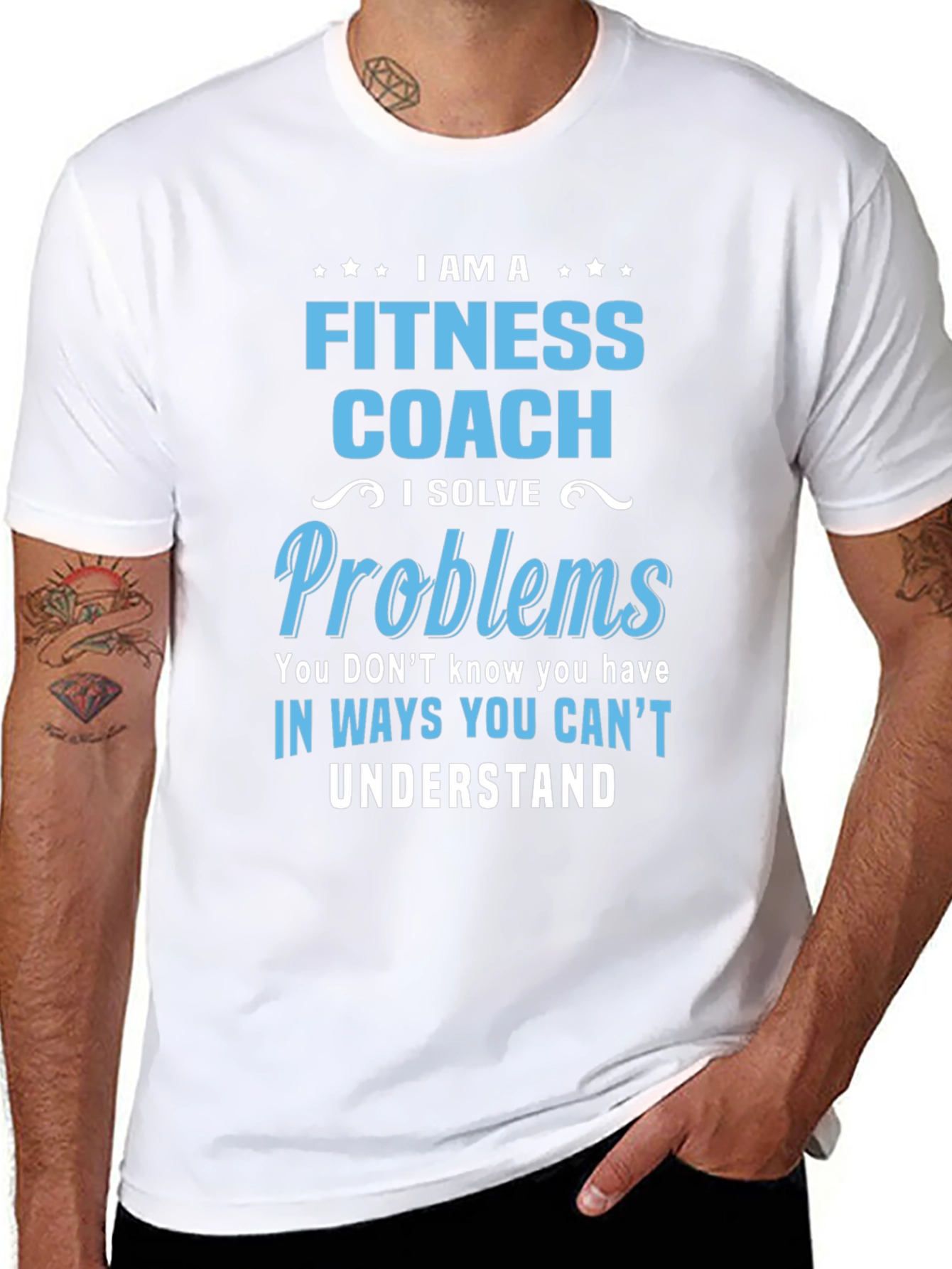 Fitness Coach T-Shirt: I Solve Problems