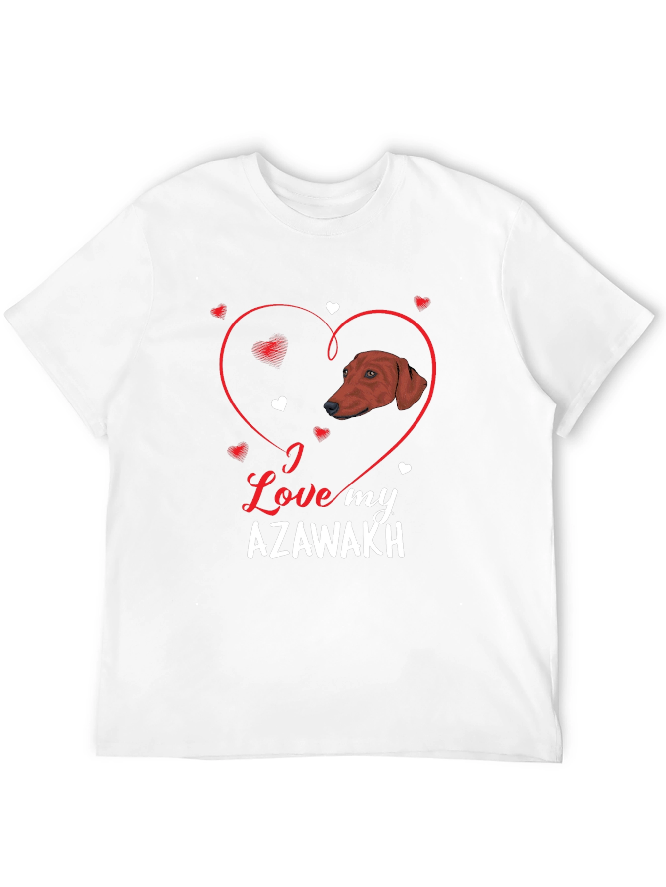 I Love My Azawakh Dog Heart T-Shirt
