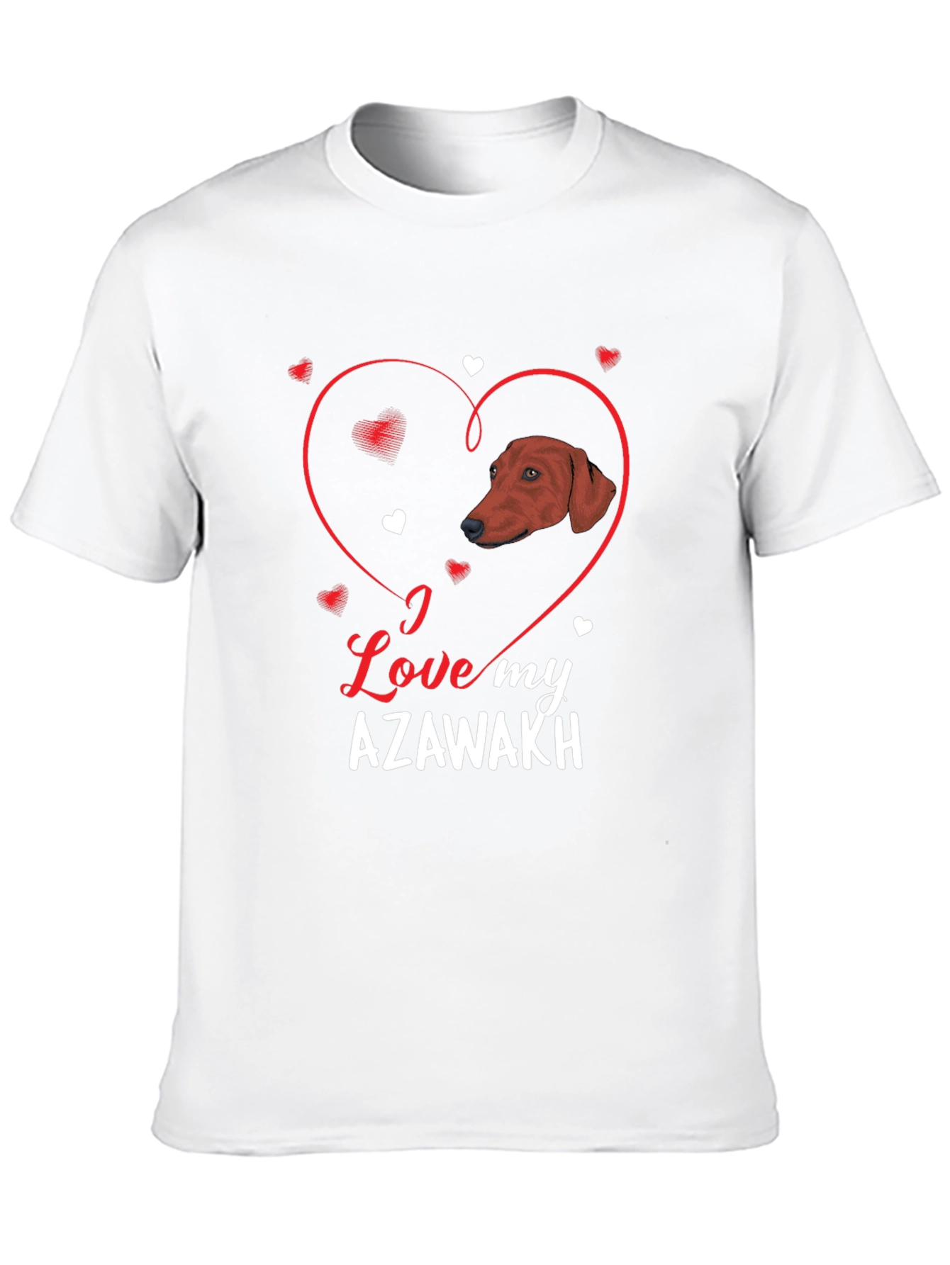 I Love My Azawakh Dog Heart T-Shirt