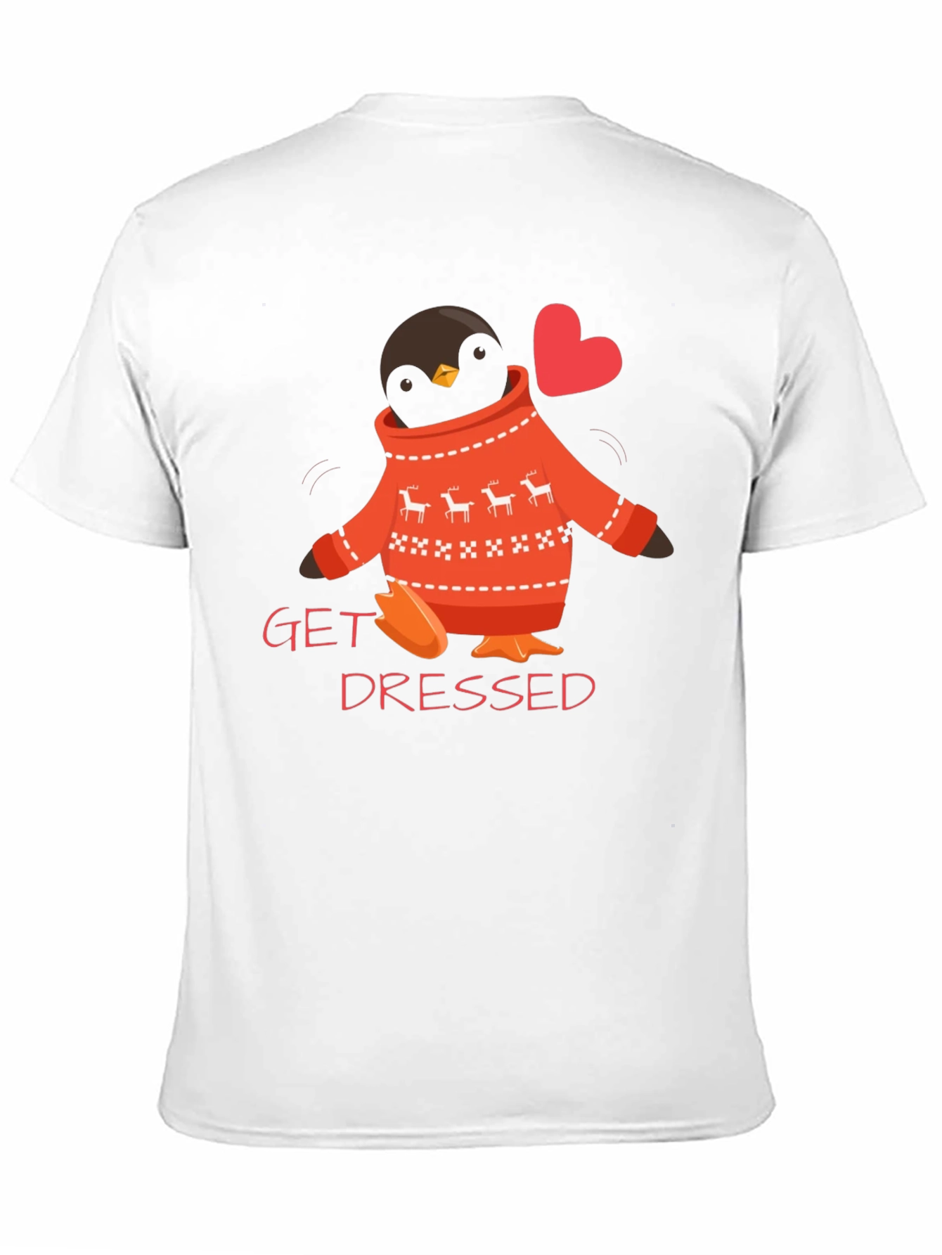 Get Dressed Penguin Sweater T-Shirt