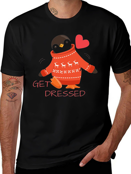 Get Dressed Penguin Sweater T-Shirt