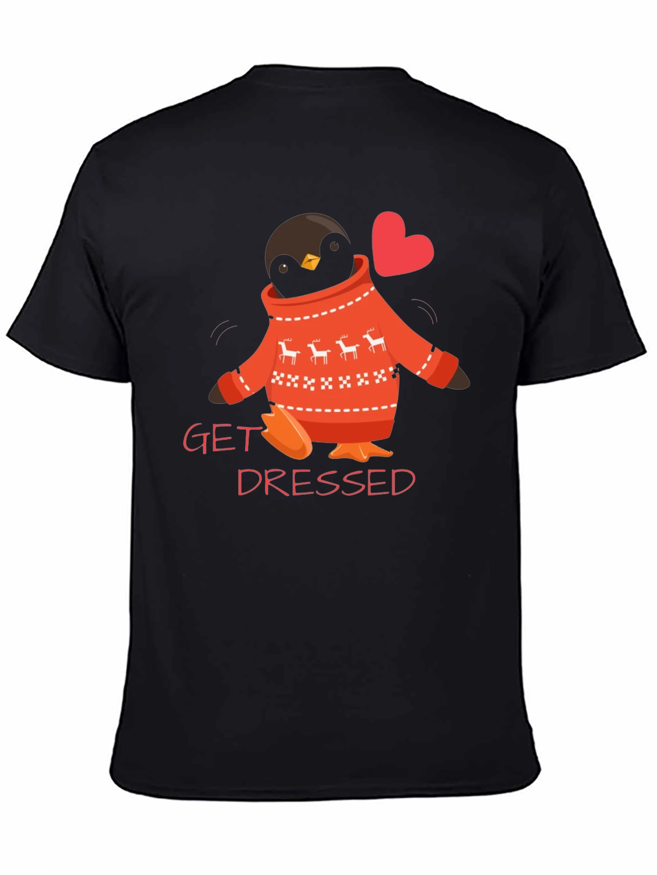 Get Dressed Penguin Sweater T-Shirt