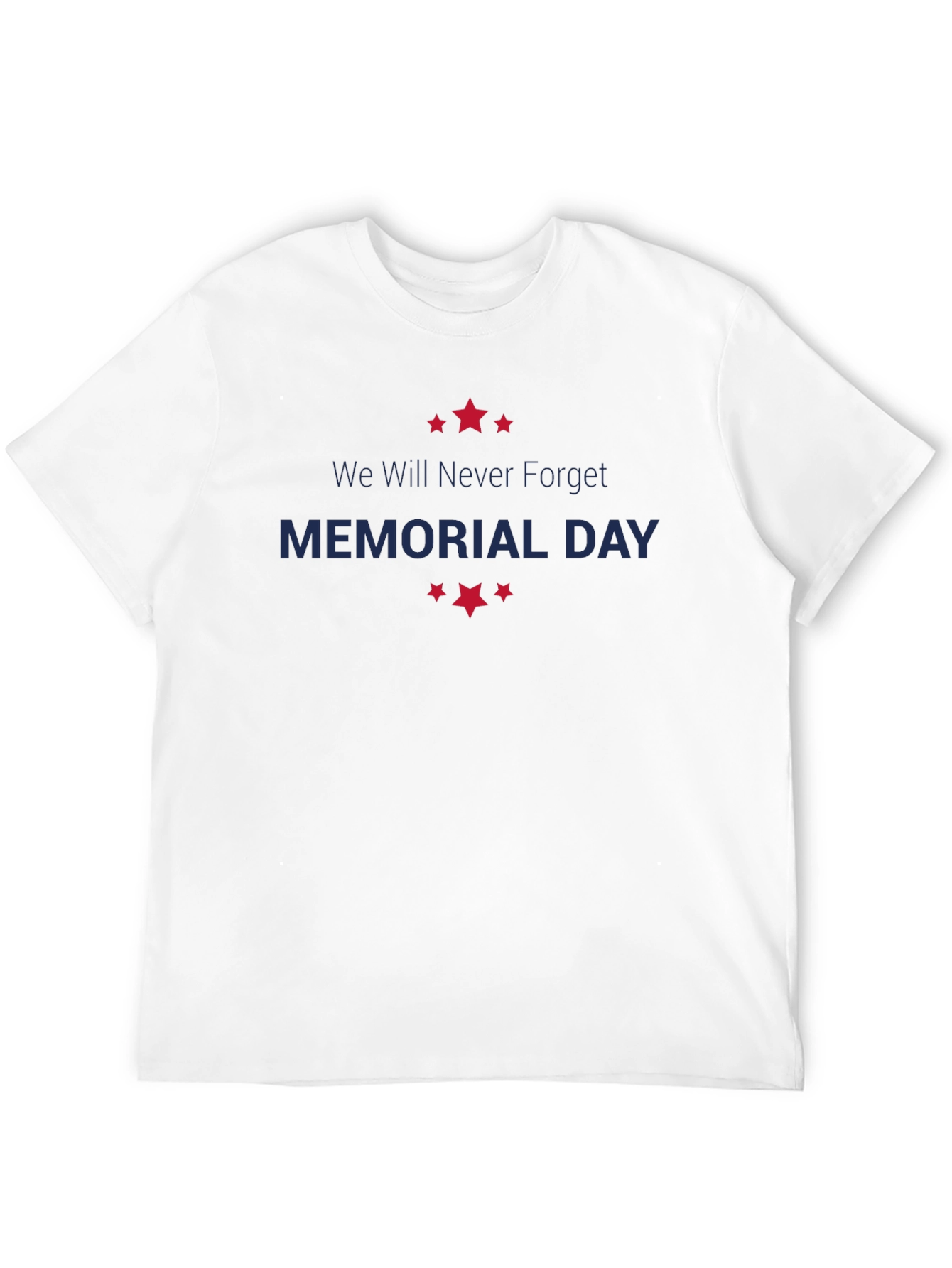 Memorial Day Graphic Print T-Shirt