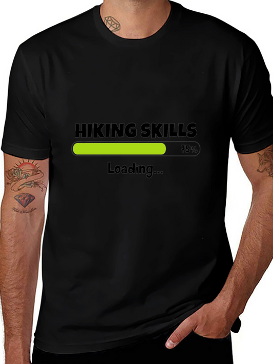 Hiking Skills Loading T-Shirt - Black