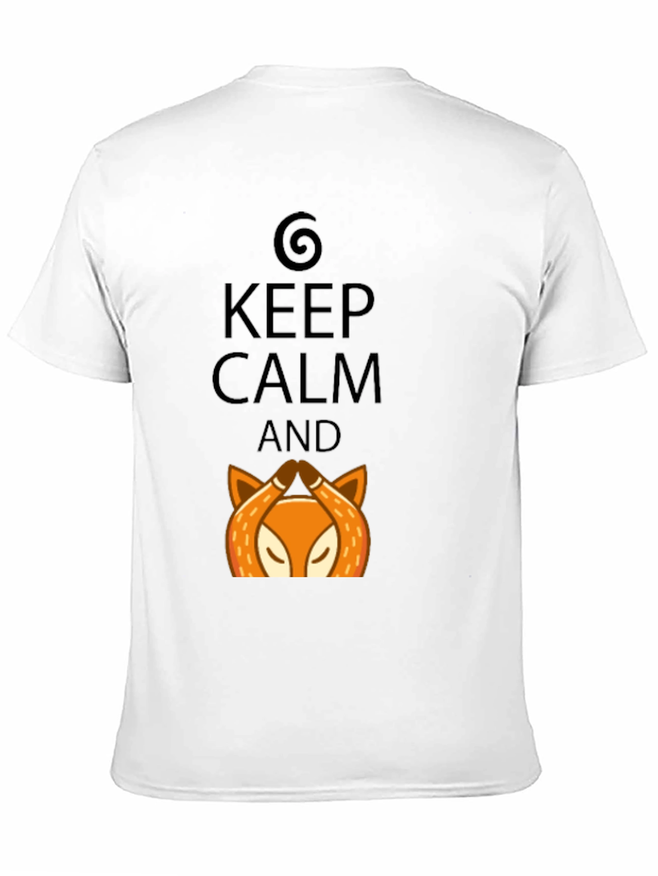 Keep Calm Fox T-Shirt - Premium Comfort