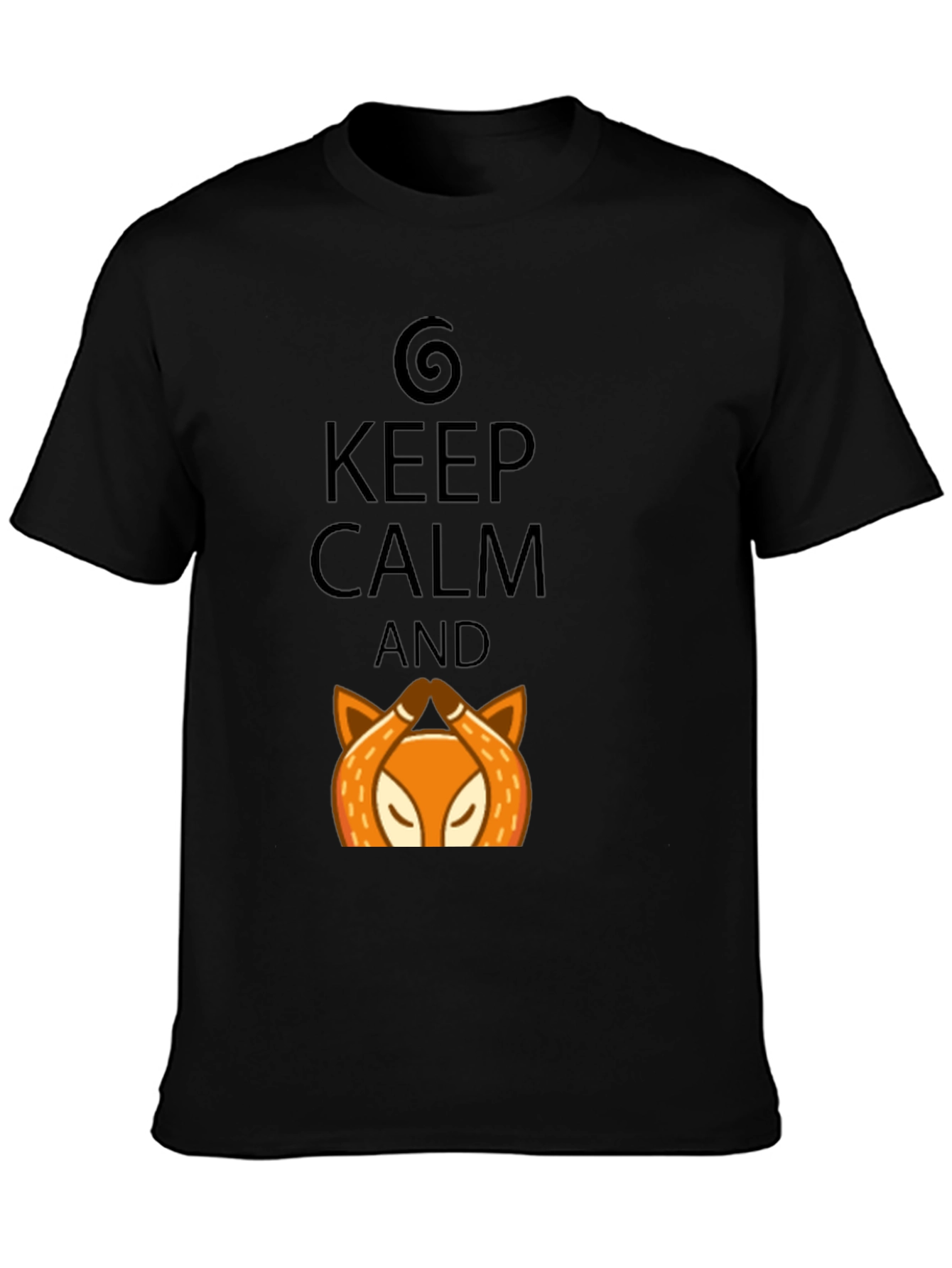 Keep Calm Fox T-Shirt - Premium Comfort