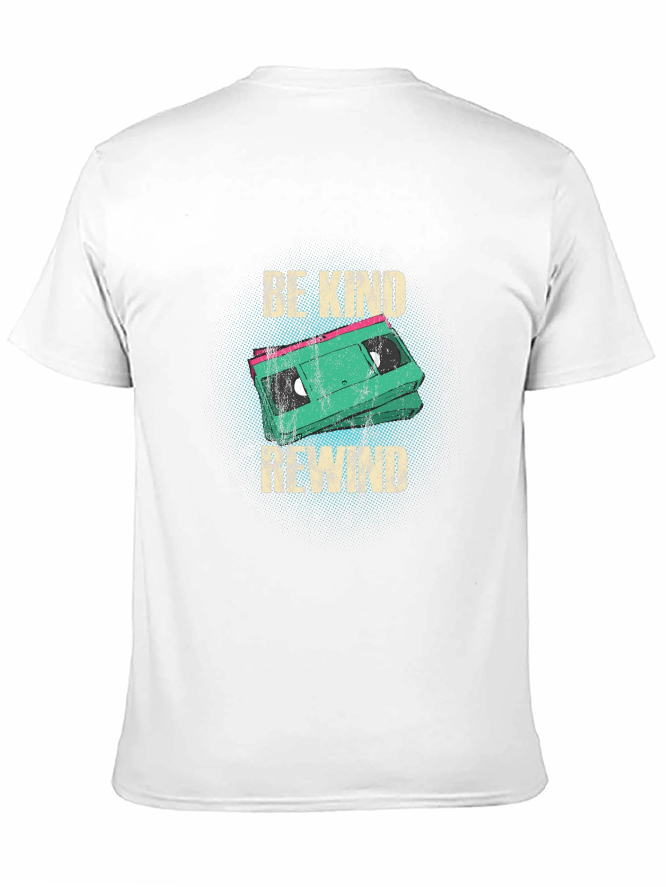 Be Kind Rewind Graphic Tee - Retro VHS Design