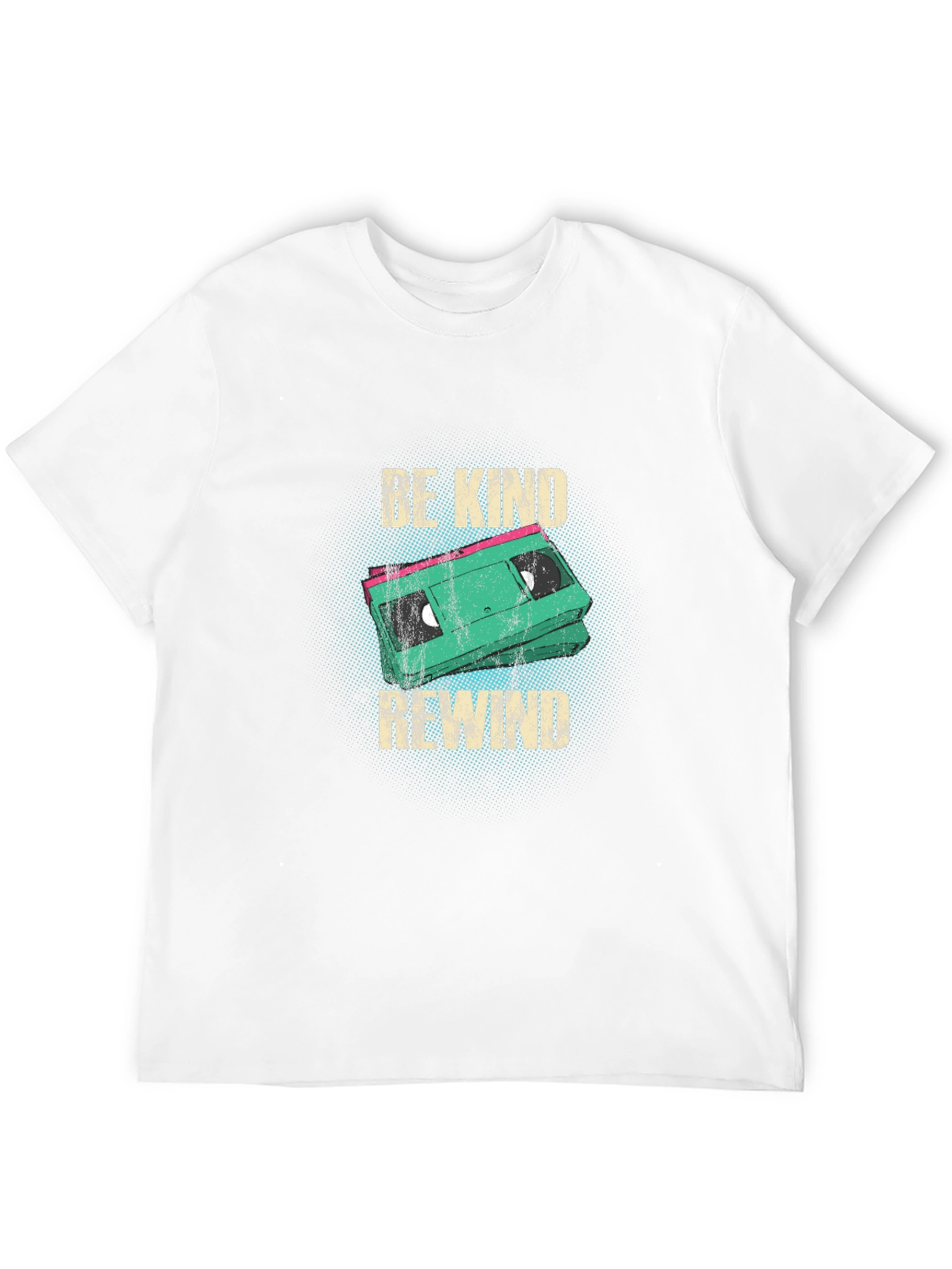 Be Kind Rewind Graphic Tee - Retro VHS Design