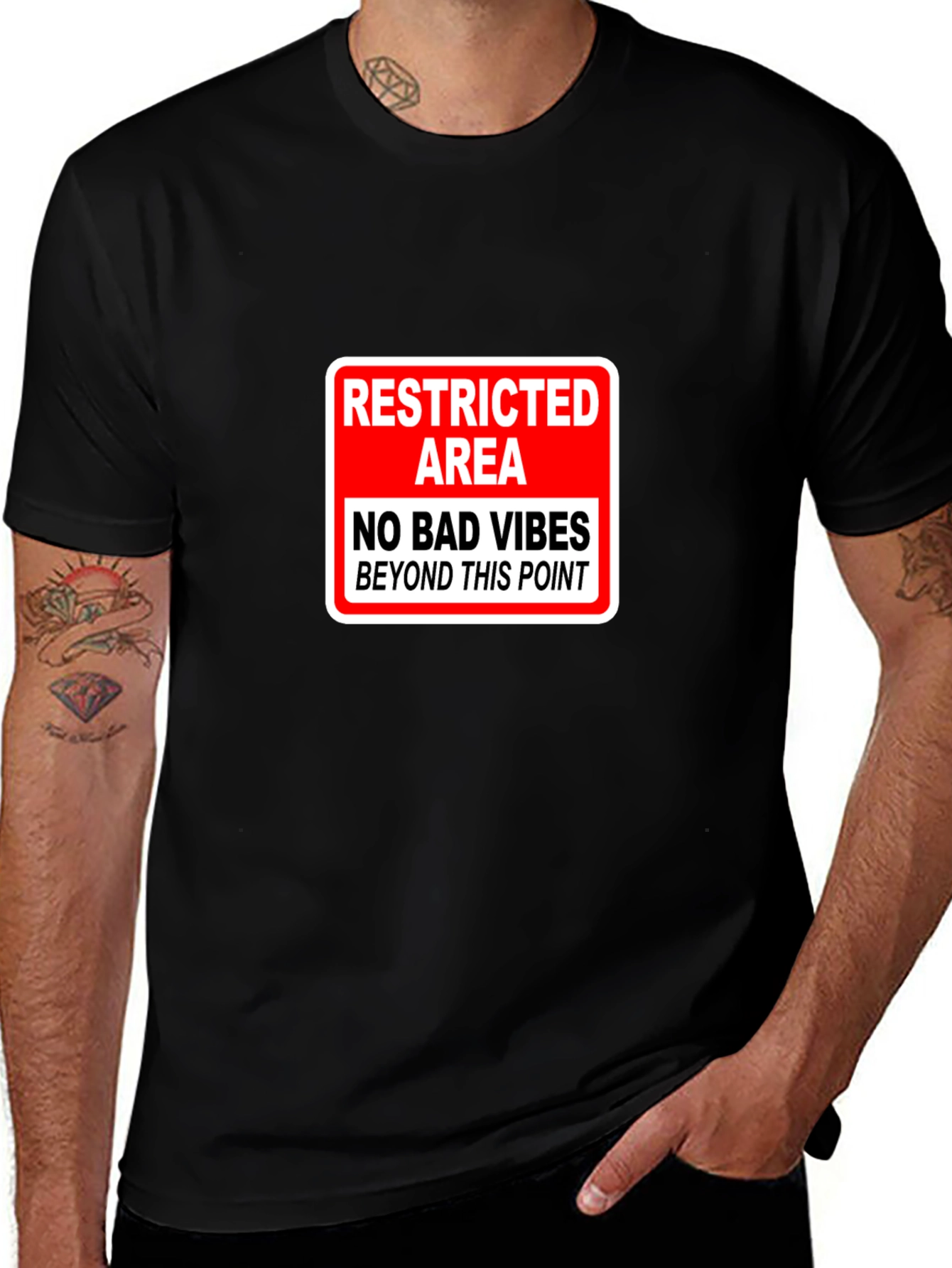 Restricted Area No Bad Vibes T-Shirt