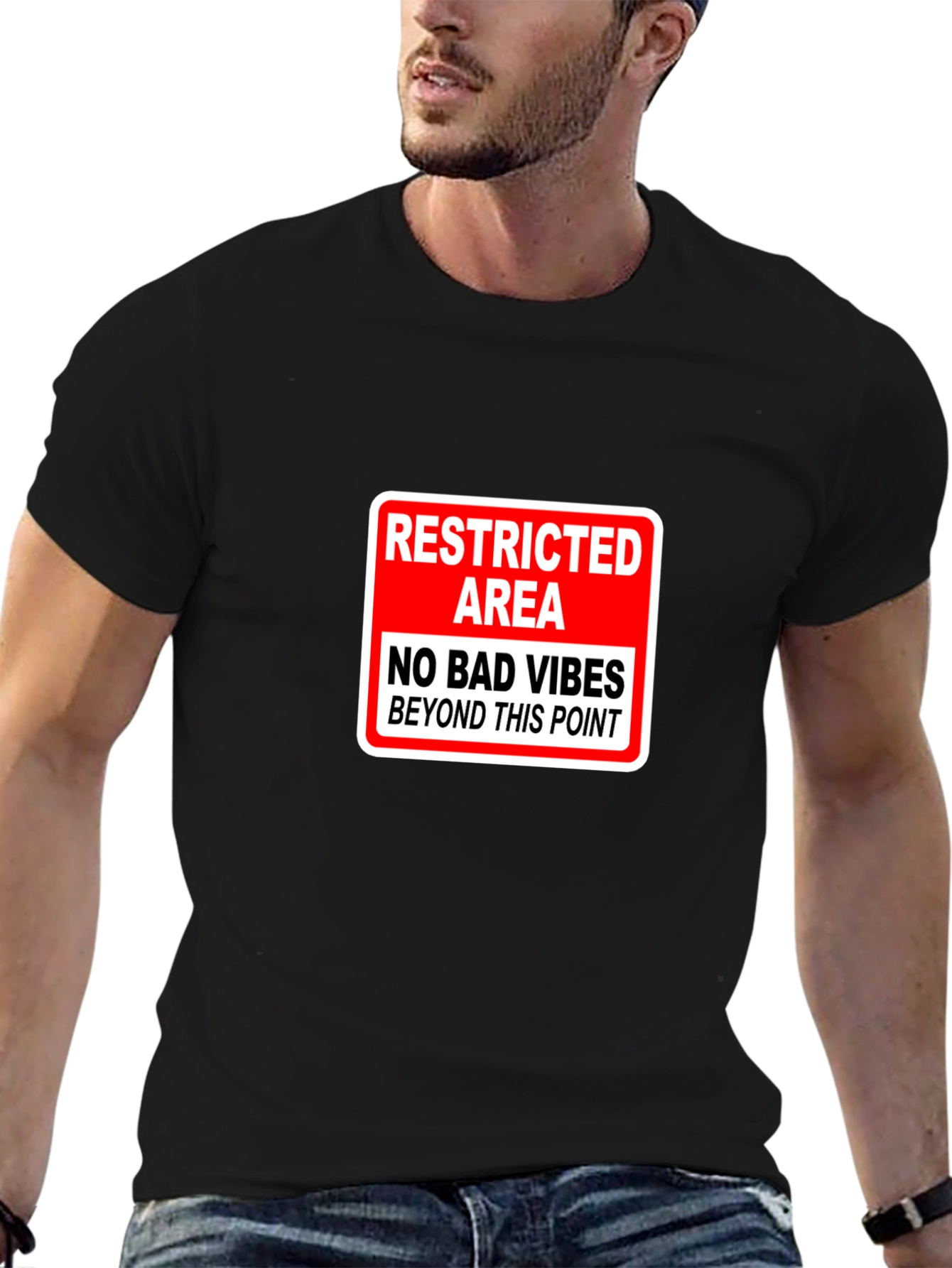 Restricted Area No Bad Vibes T-Shirt