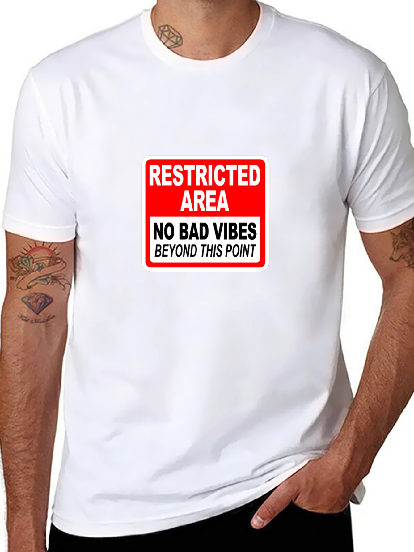 Restricted Area No Bad Vibes T-Shirt