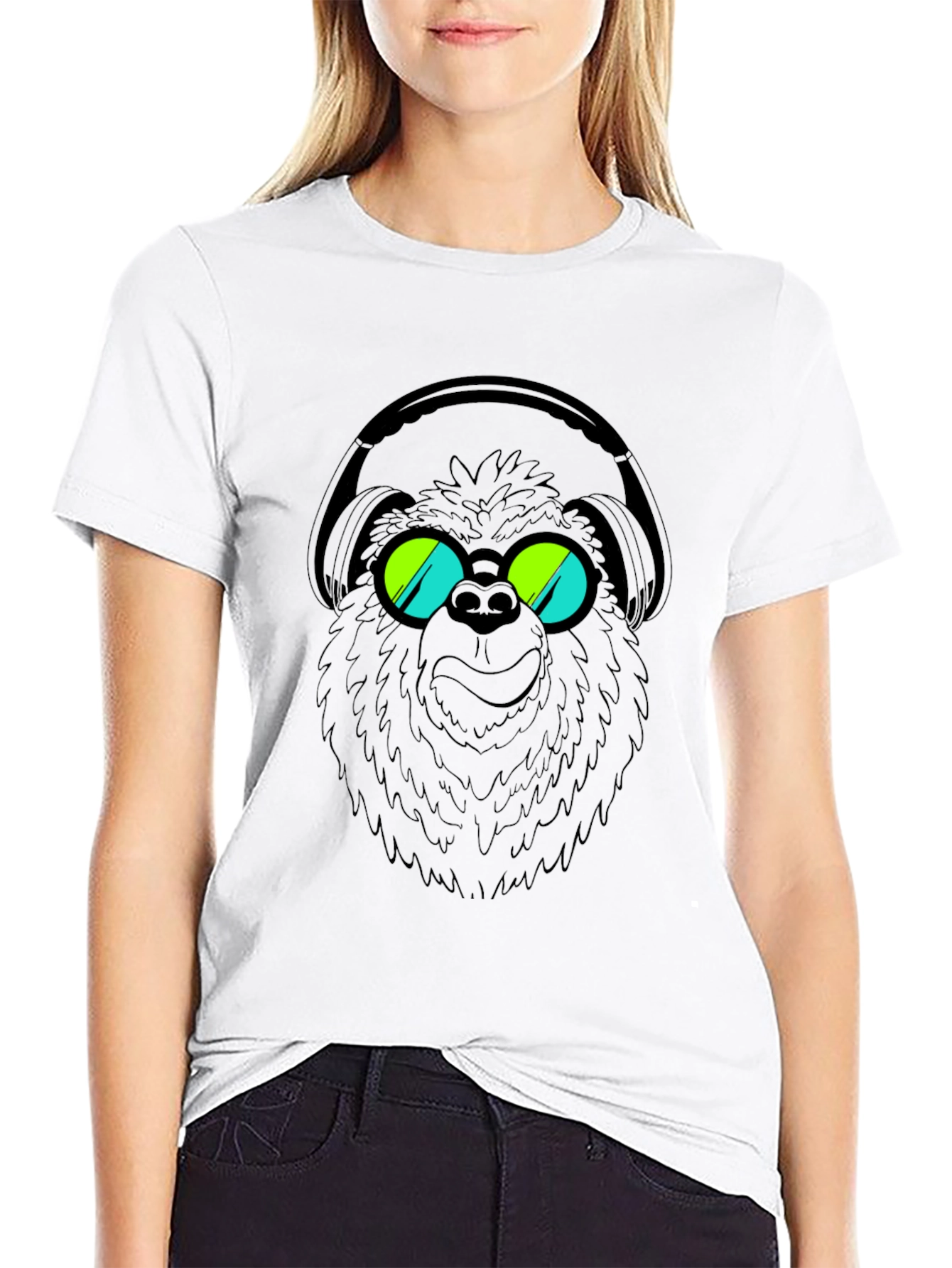DJ Bear Graphic Tee - Cool & Comfy!