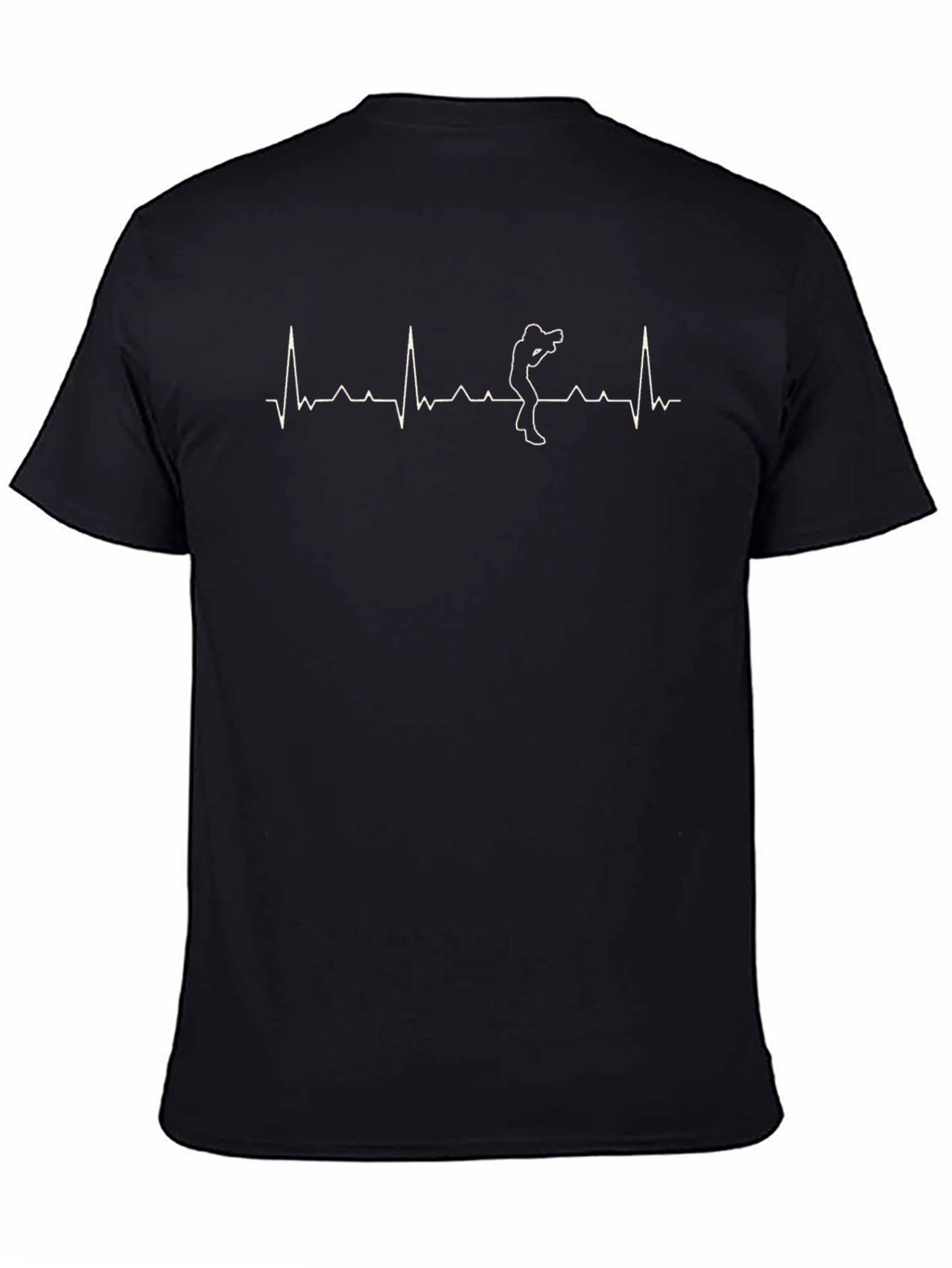 Photographer Heartbeat T-Shirt - Black