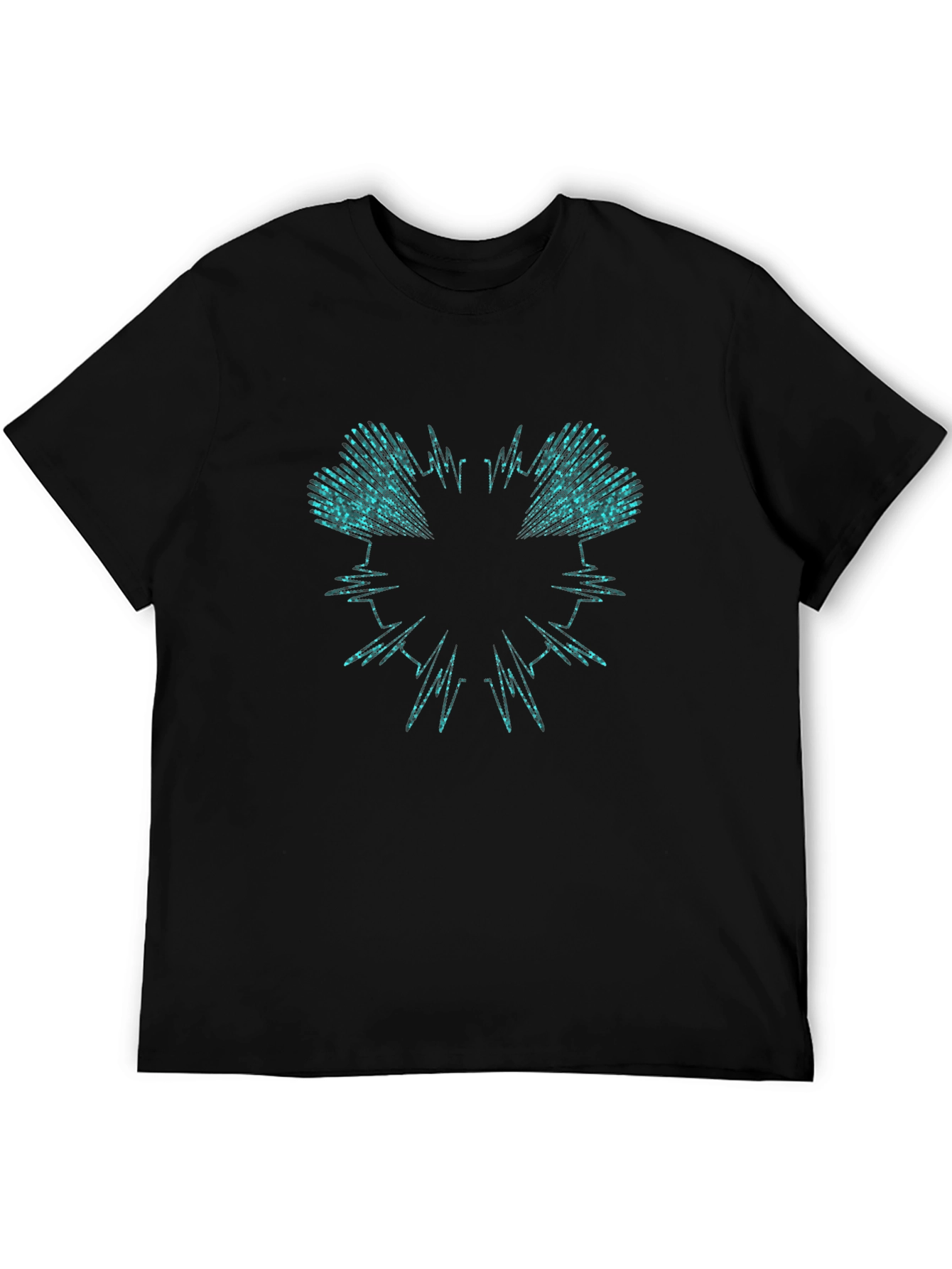 Abstract Graphic Tee - Black