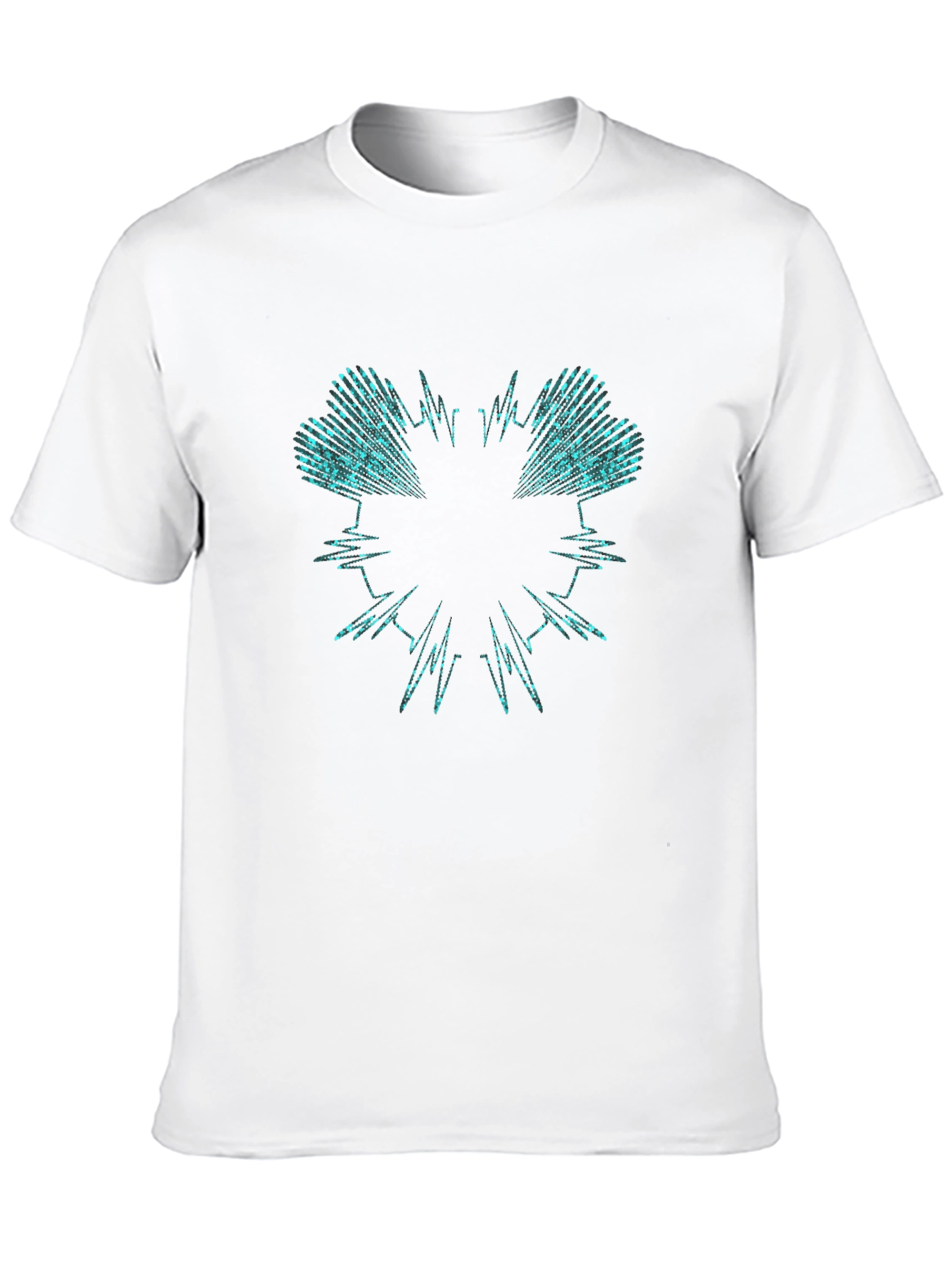 Abstract Graphic Tee - Black