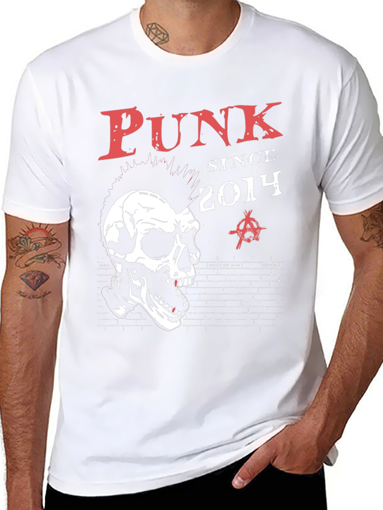 Punk Since 2014 Black T-Shirt