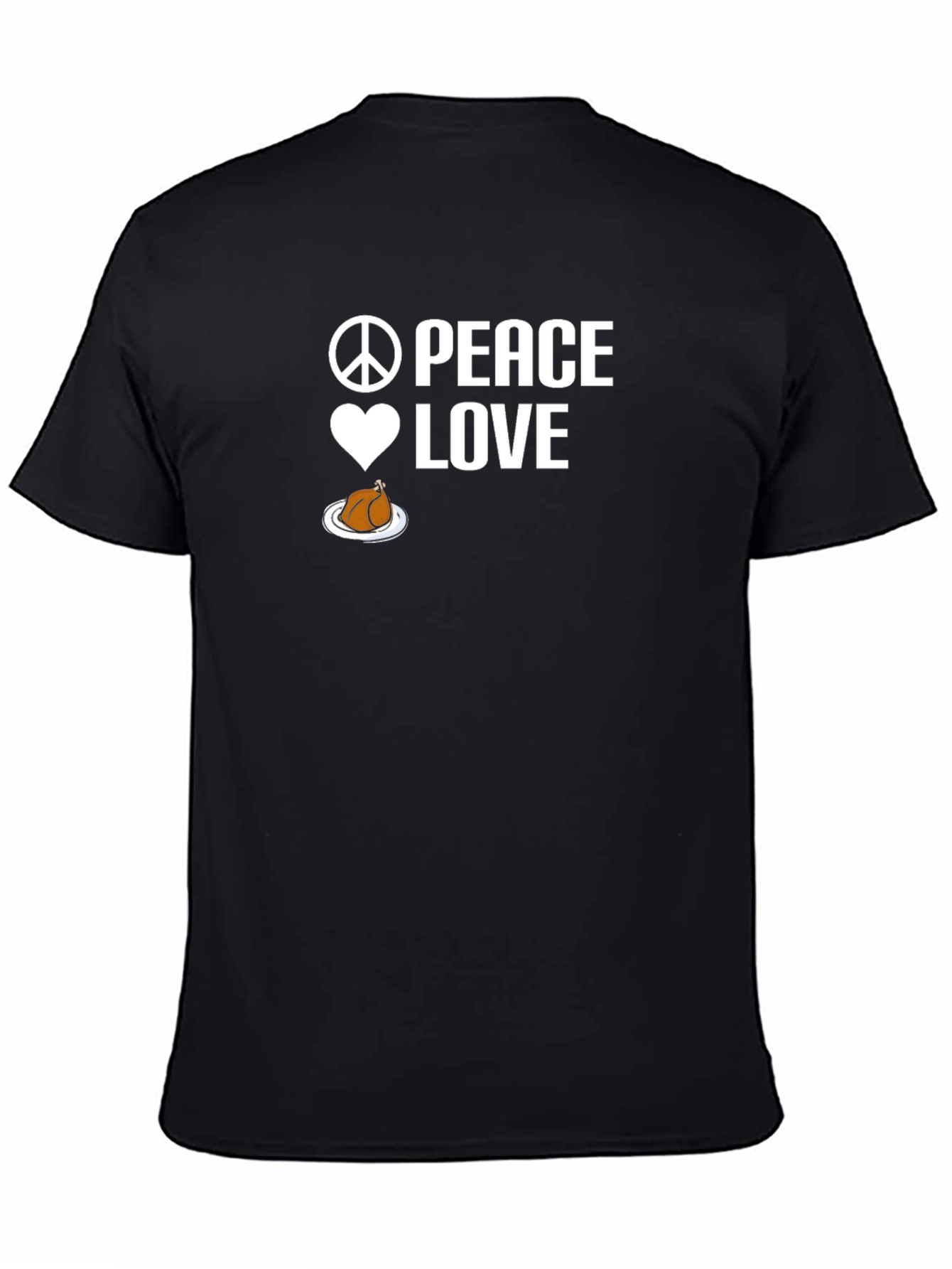 Peace Love Turkey T-Shirt Thanksgiving