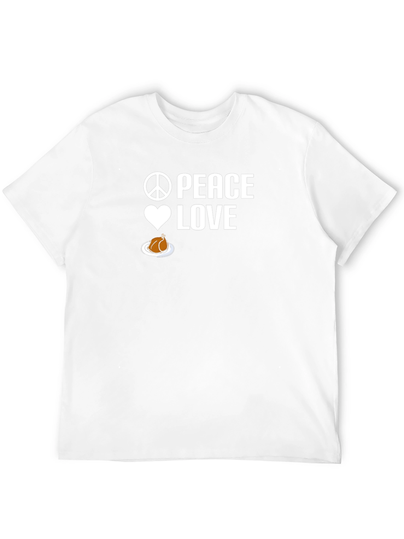 Peace Love Turkey T-Shirt Thanksgiving