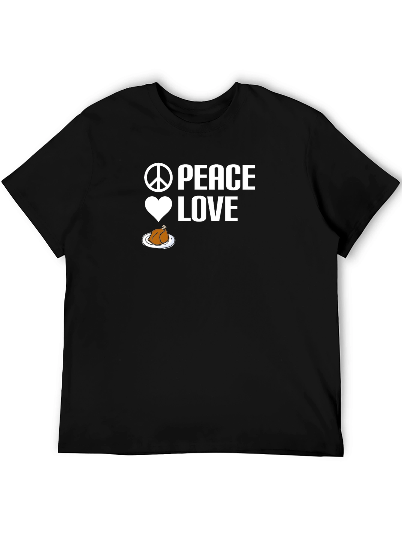 Peace Love Turkey T-Shirt Thanksgiving