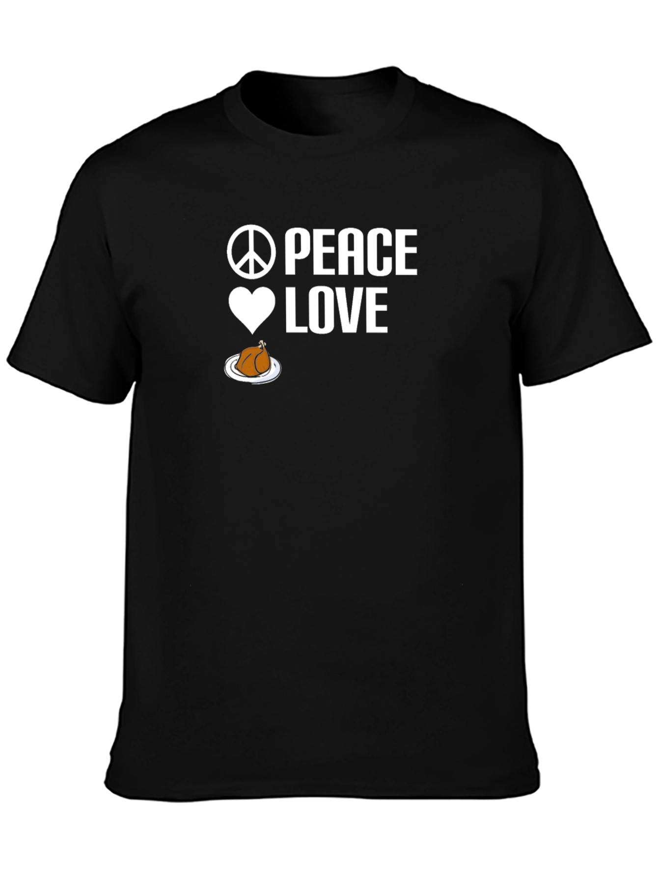 Peace Love Turkey T-Shirt Thanksgiving