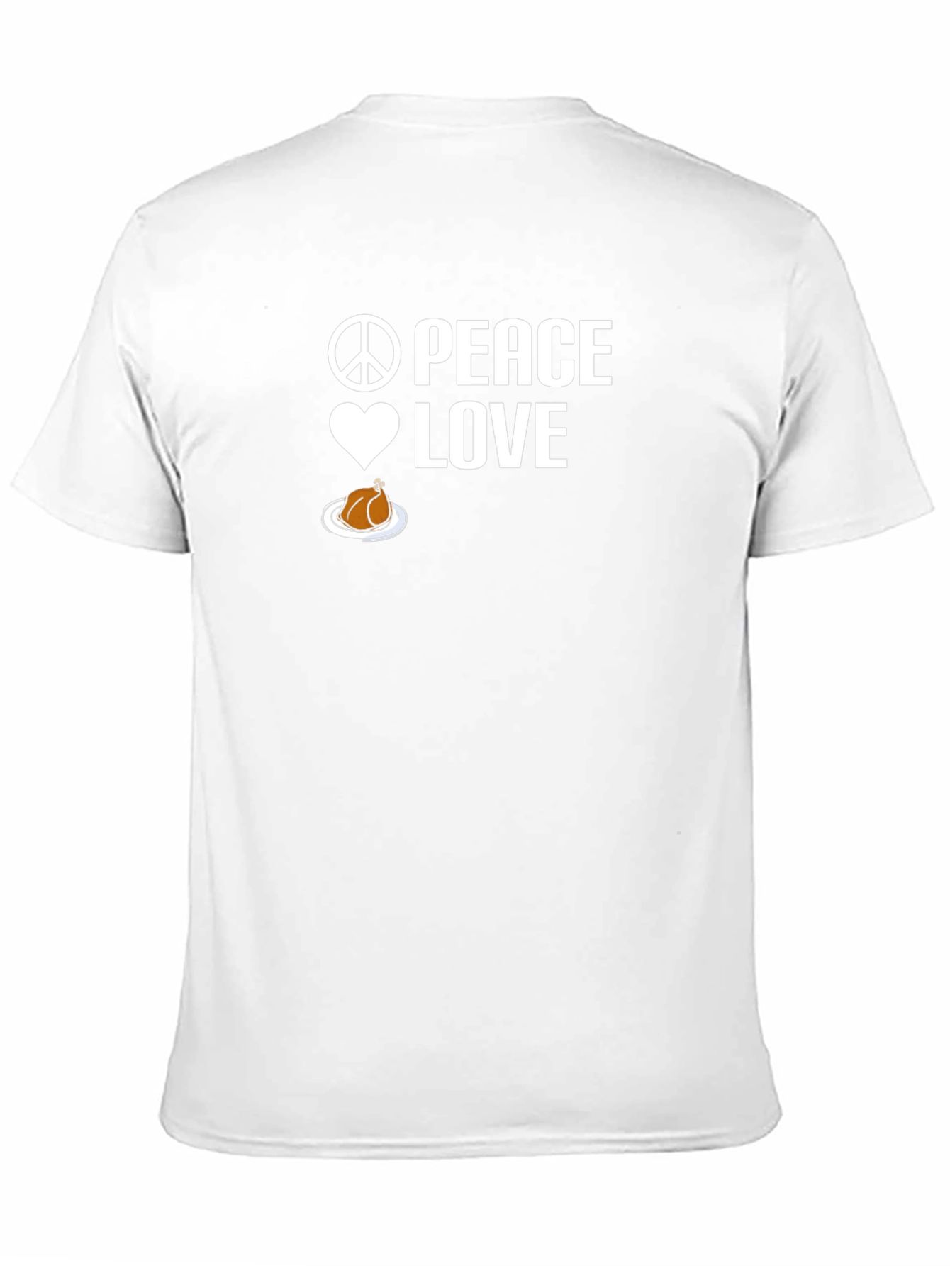 Peace Love Turkey T-Shirt Thanksgiving
