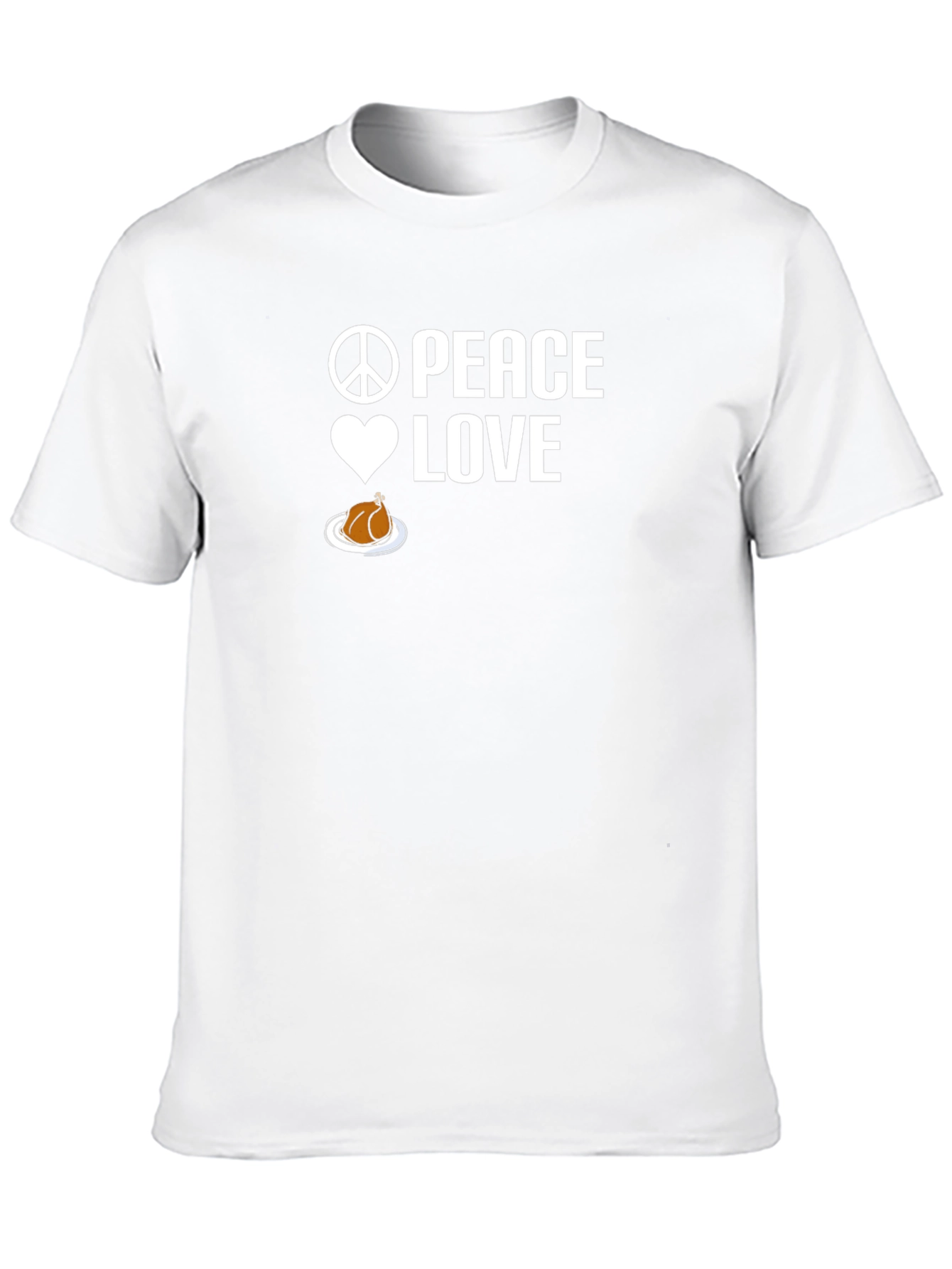 Peace Love Turkey T-Shirt Thanksgiving