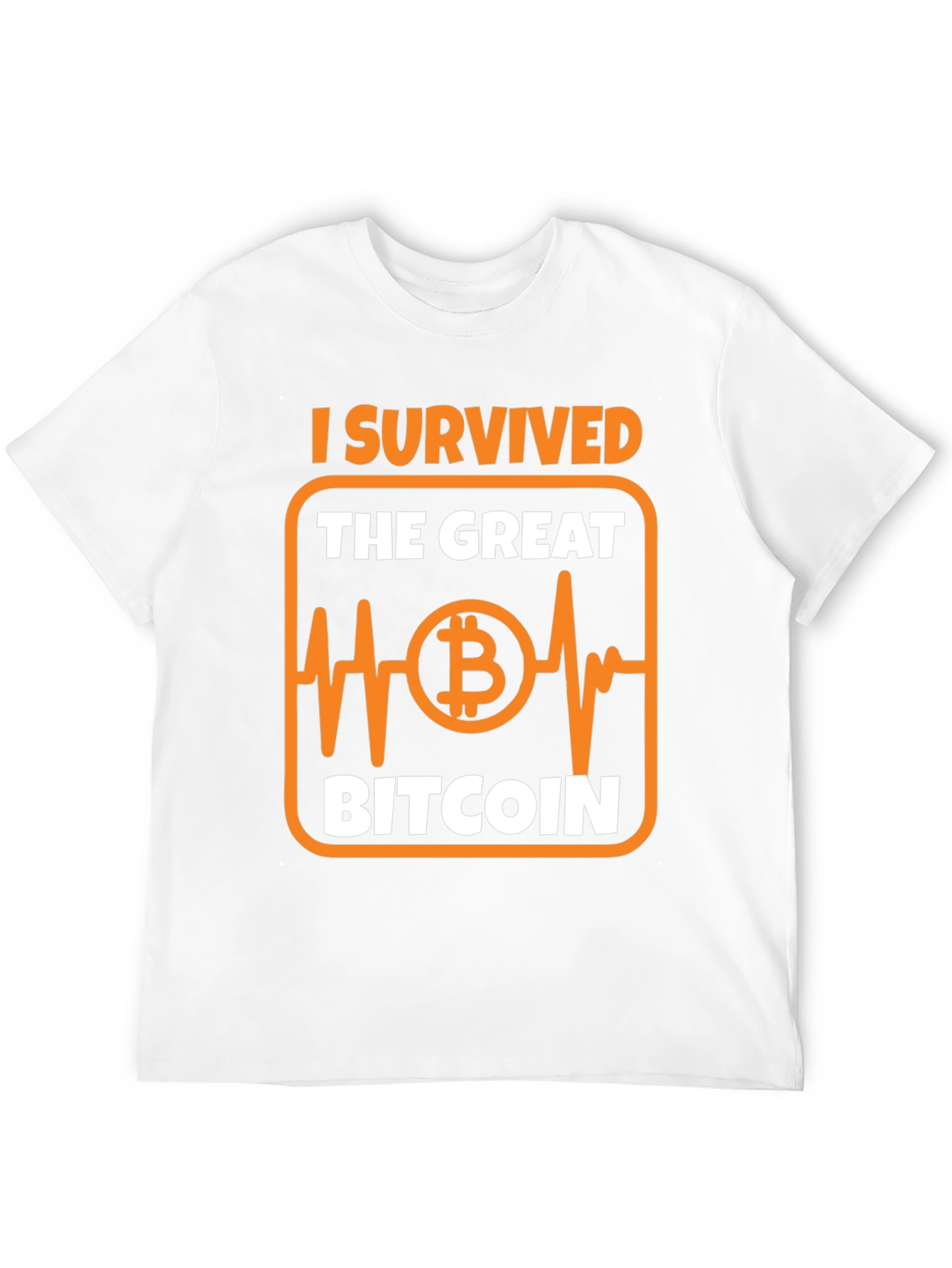 Bitcoin T-Shirt: I Survived The Great Bitcoin
