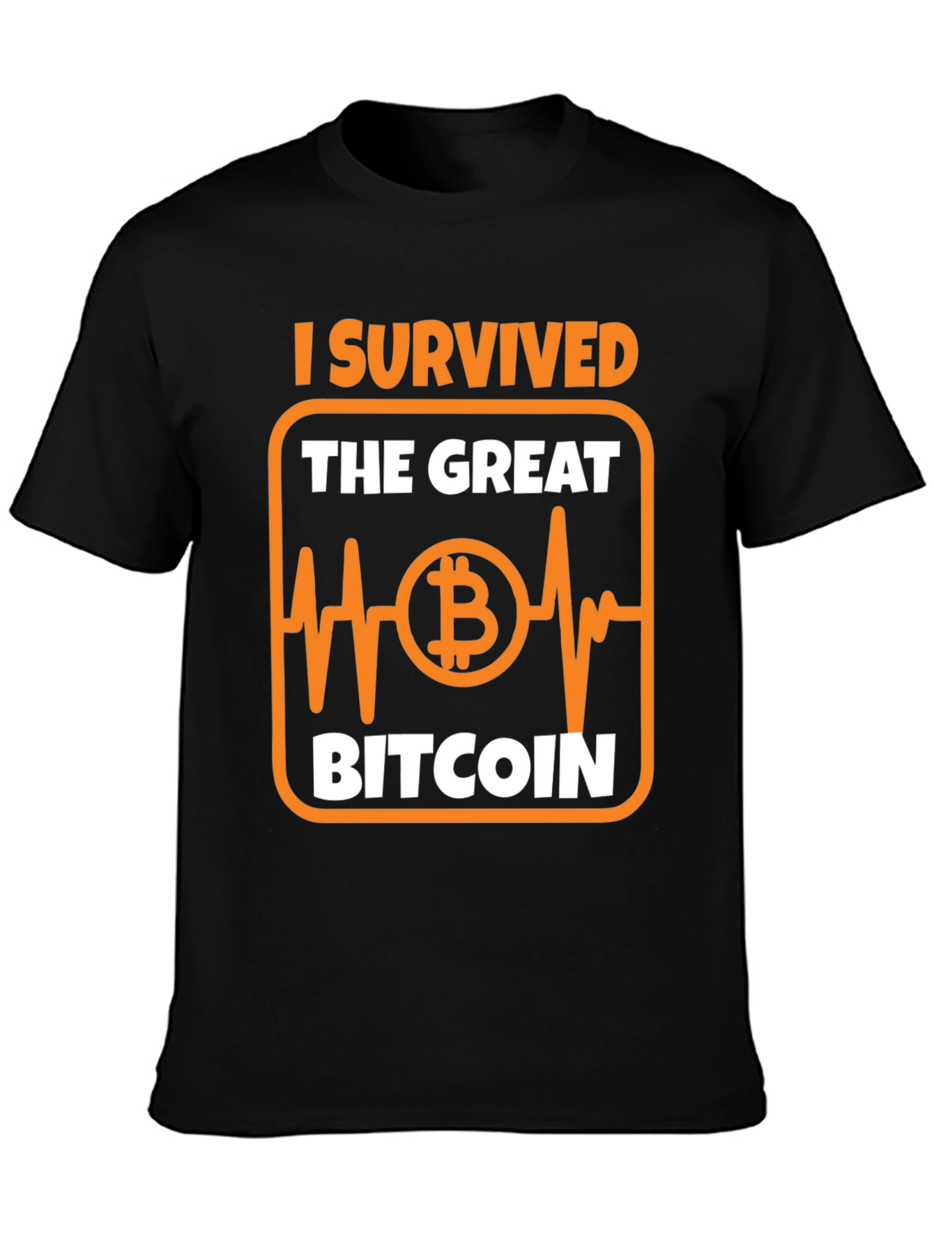 Bitcoin T-Shirt: I Survived The Great Bitcoin